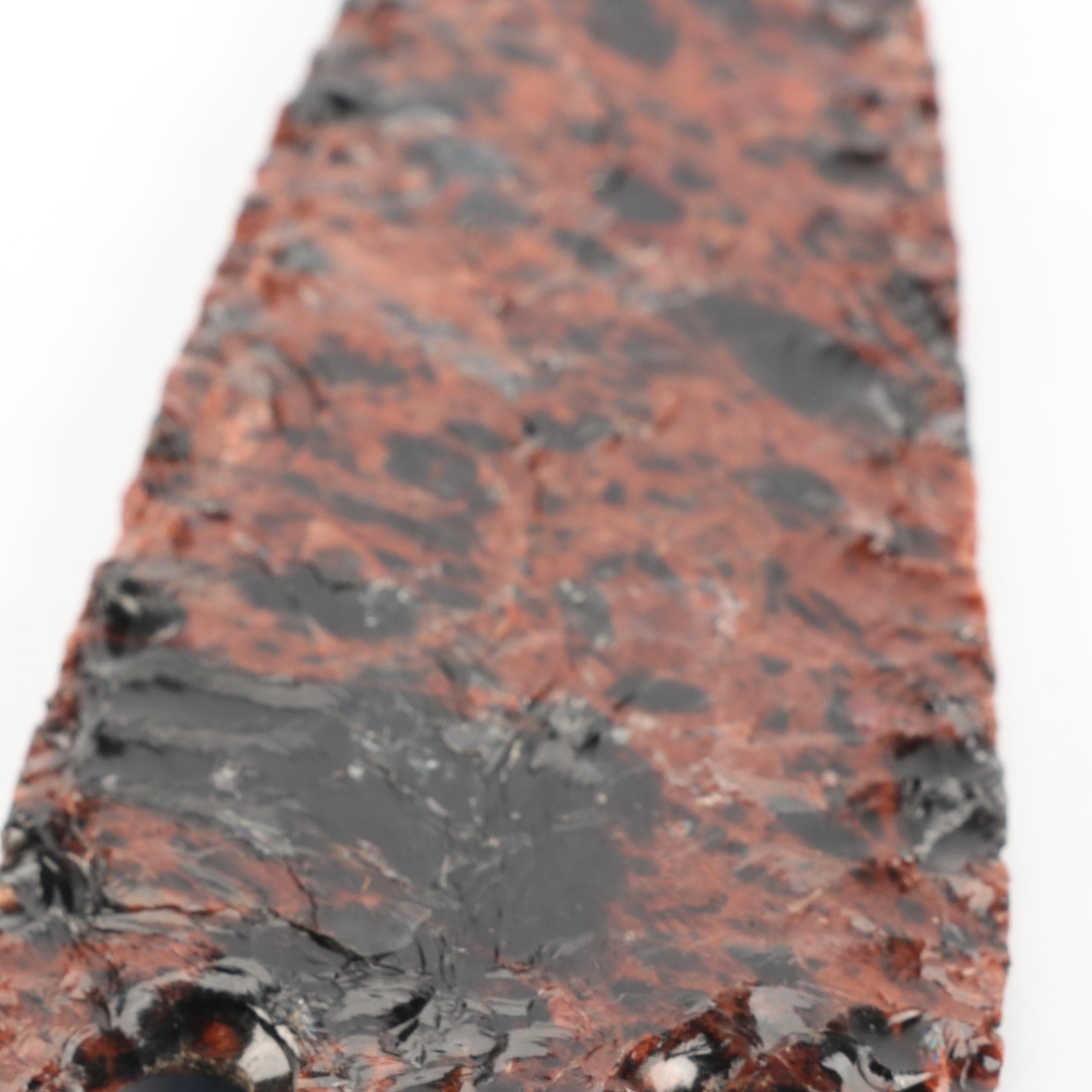 Obsidian and Mahogany Obsidian Knapped Projectile Points