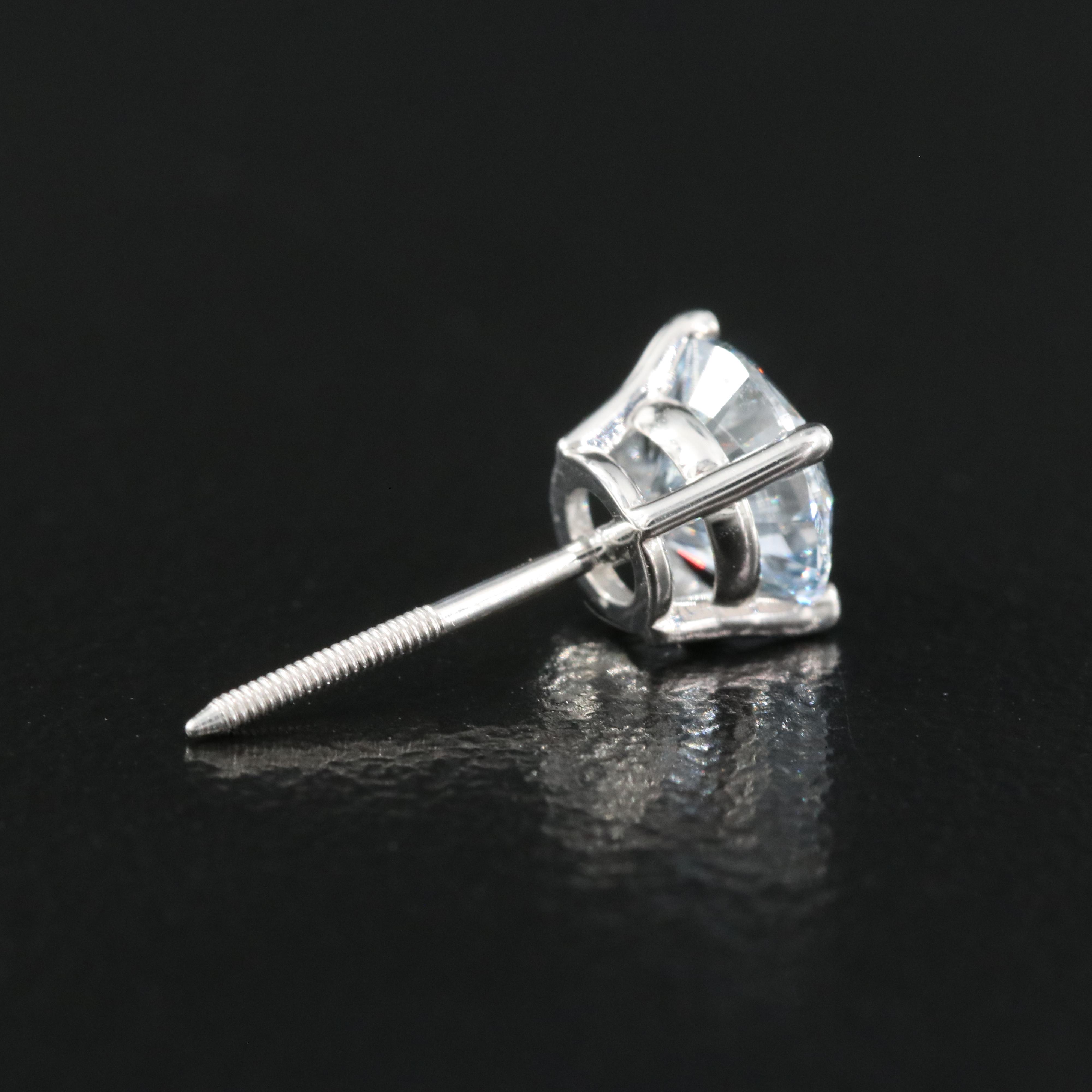 14K 1.37 CTW Lab Grown Diamond Stud Earrings