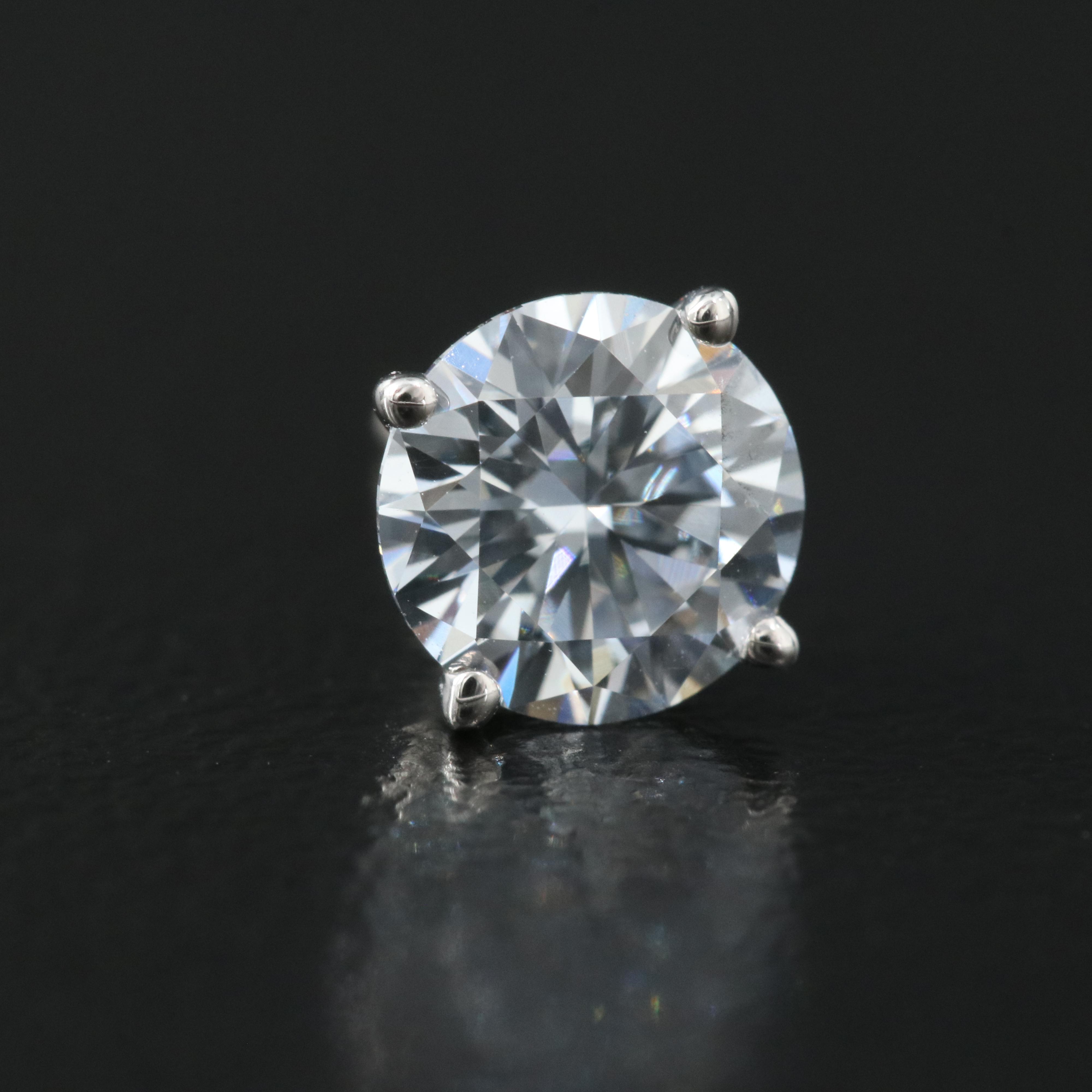 14K 1.37 CTW Lab Grown Diamond Stud Earrings