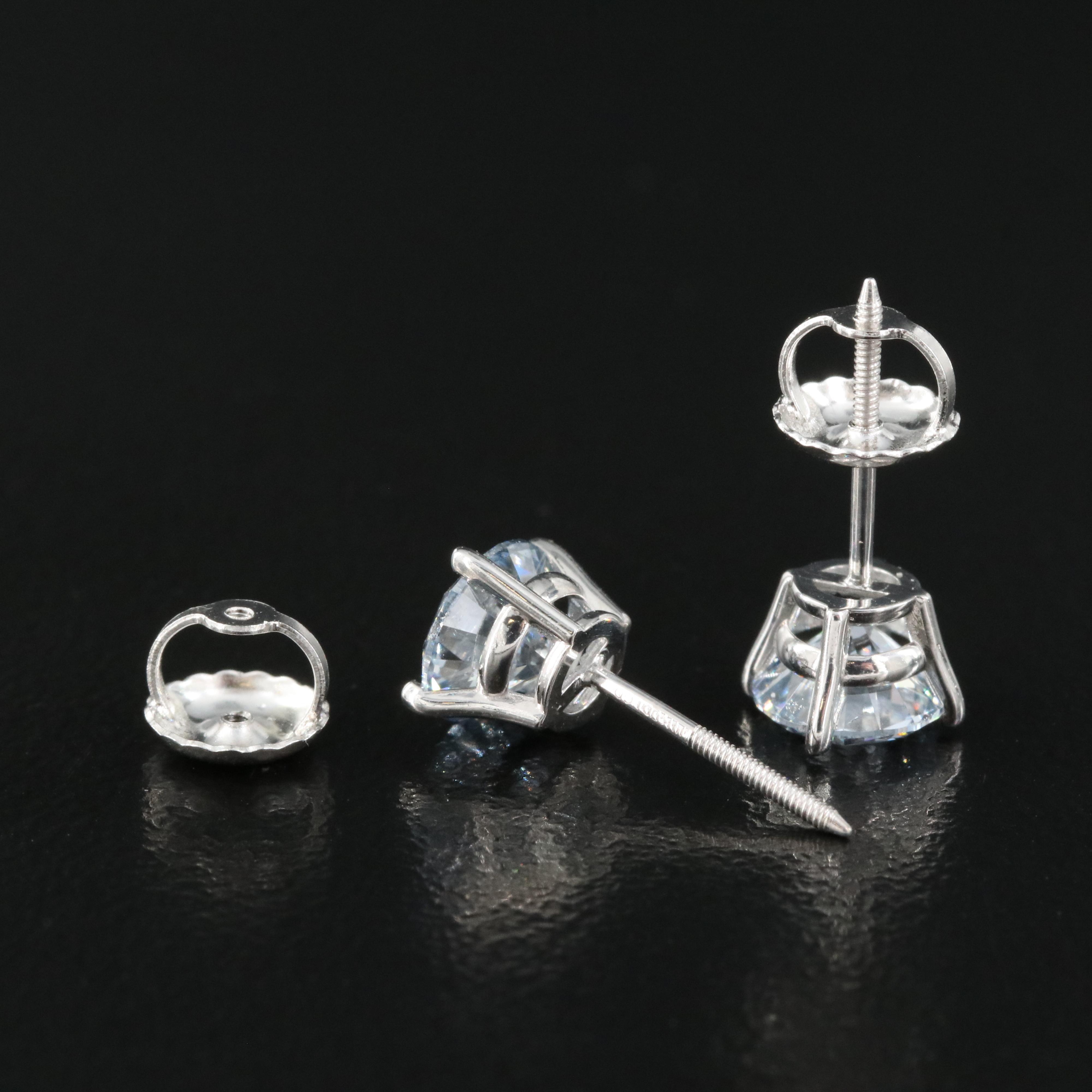 14K 1.37 CTW Lab Grown Diamond Stud Earrings