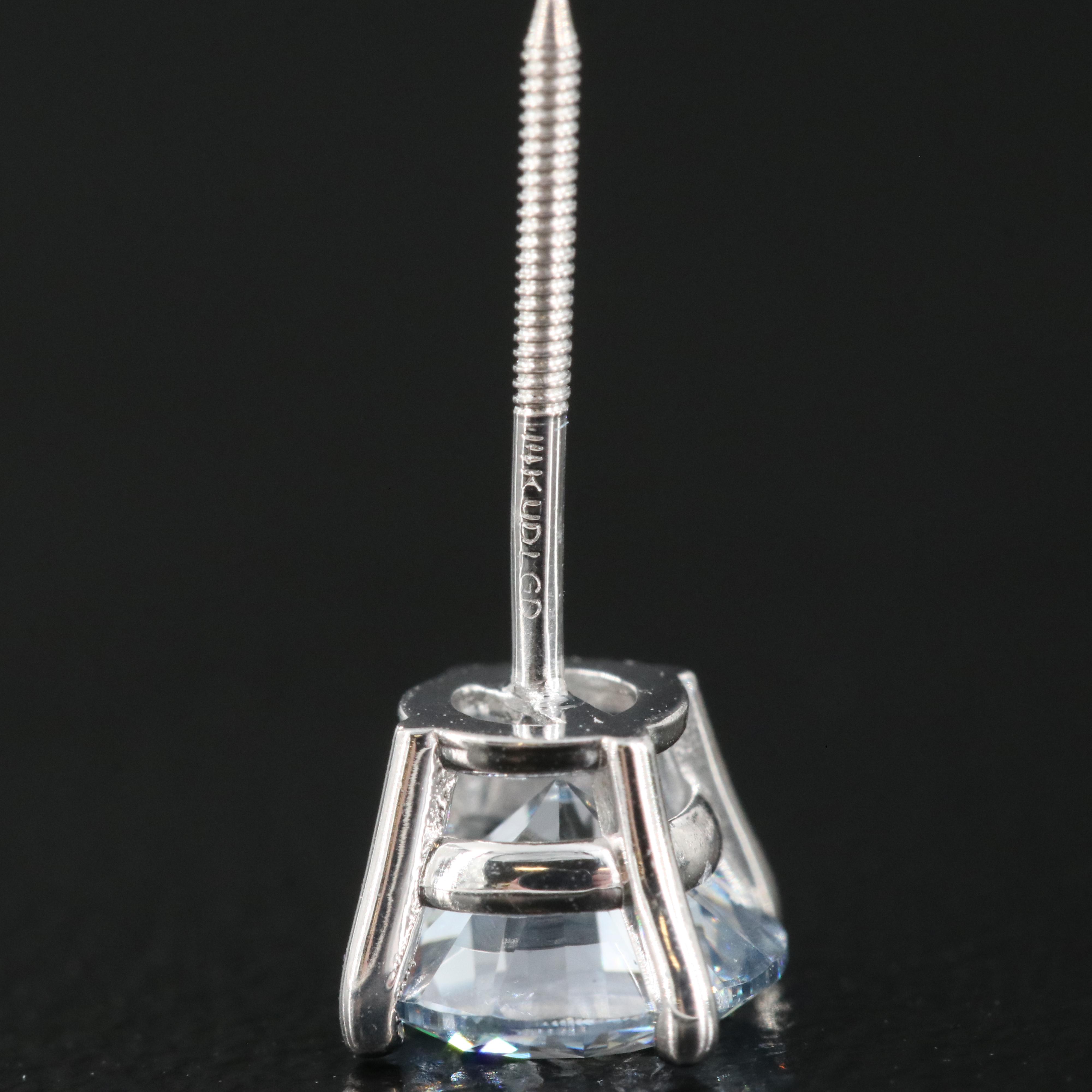 14K 1.37 CTW Lab Grown Diamond Stud Earrings