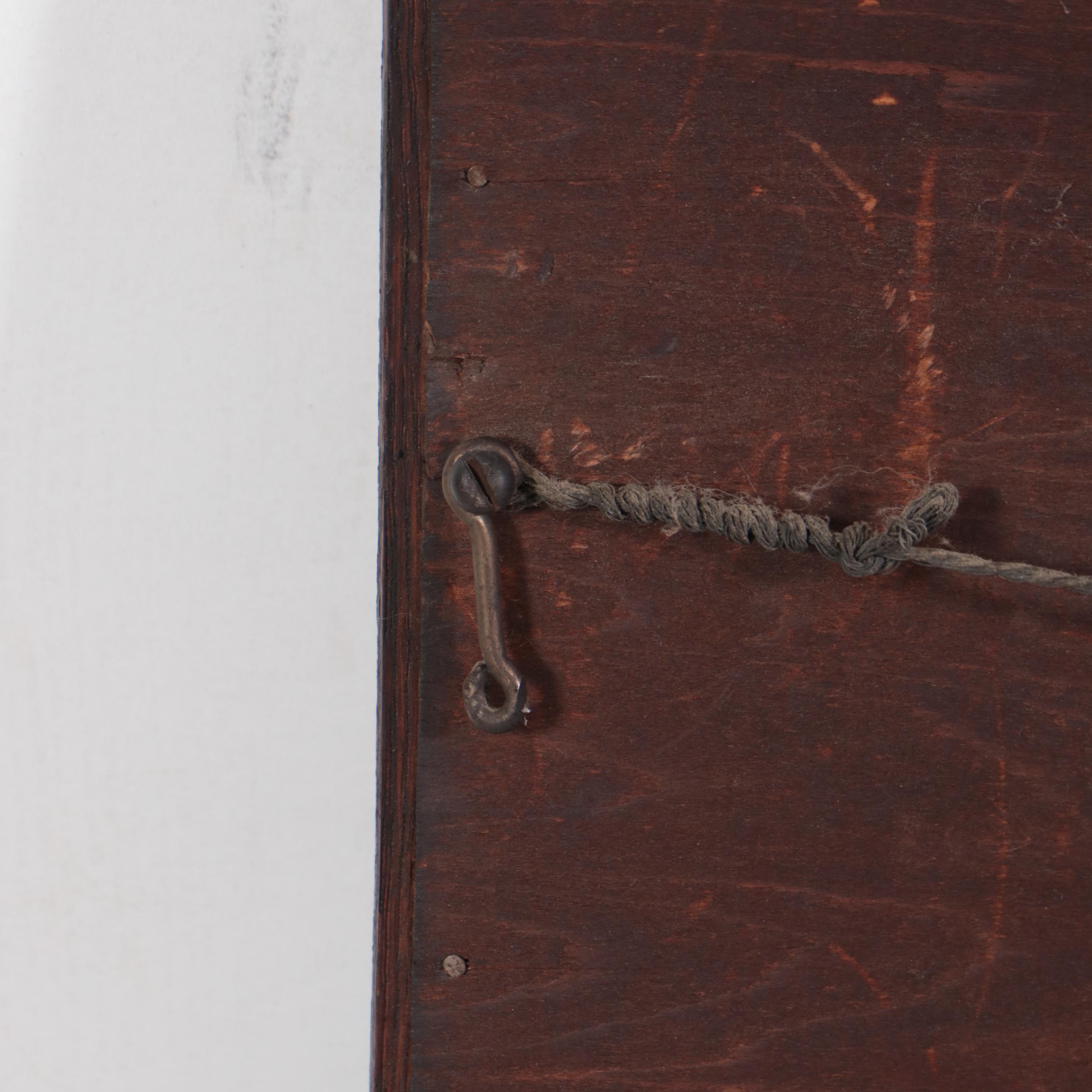 Quarter Sawn Oak Wall Mirror, Early 20th Century