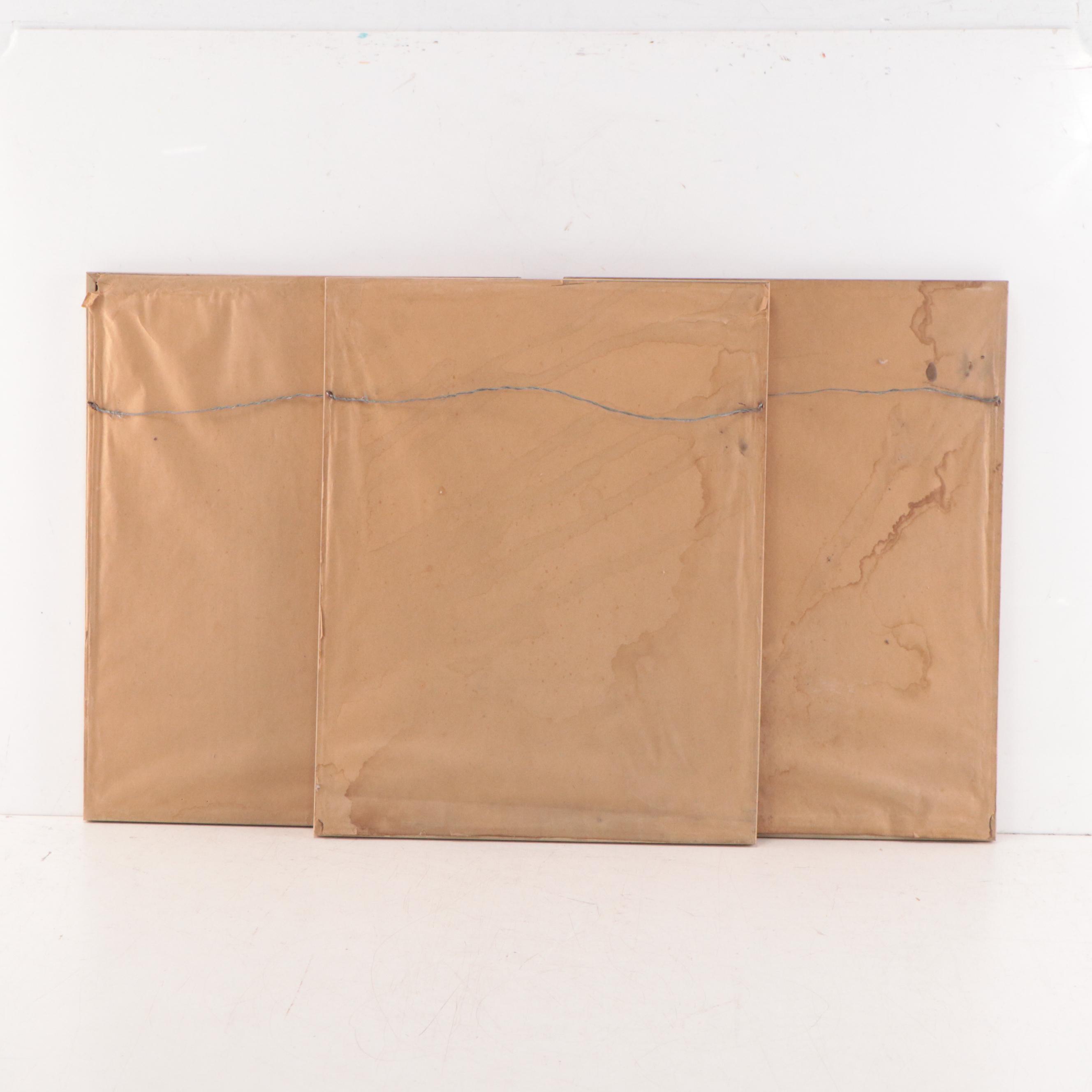 Figure and Portrait Pastel Drawings, Late 20th Century