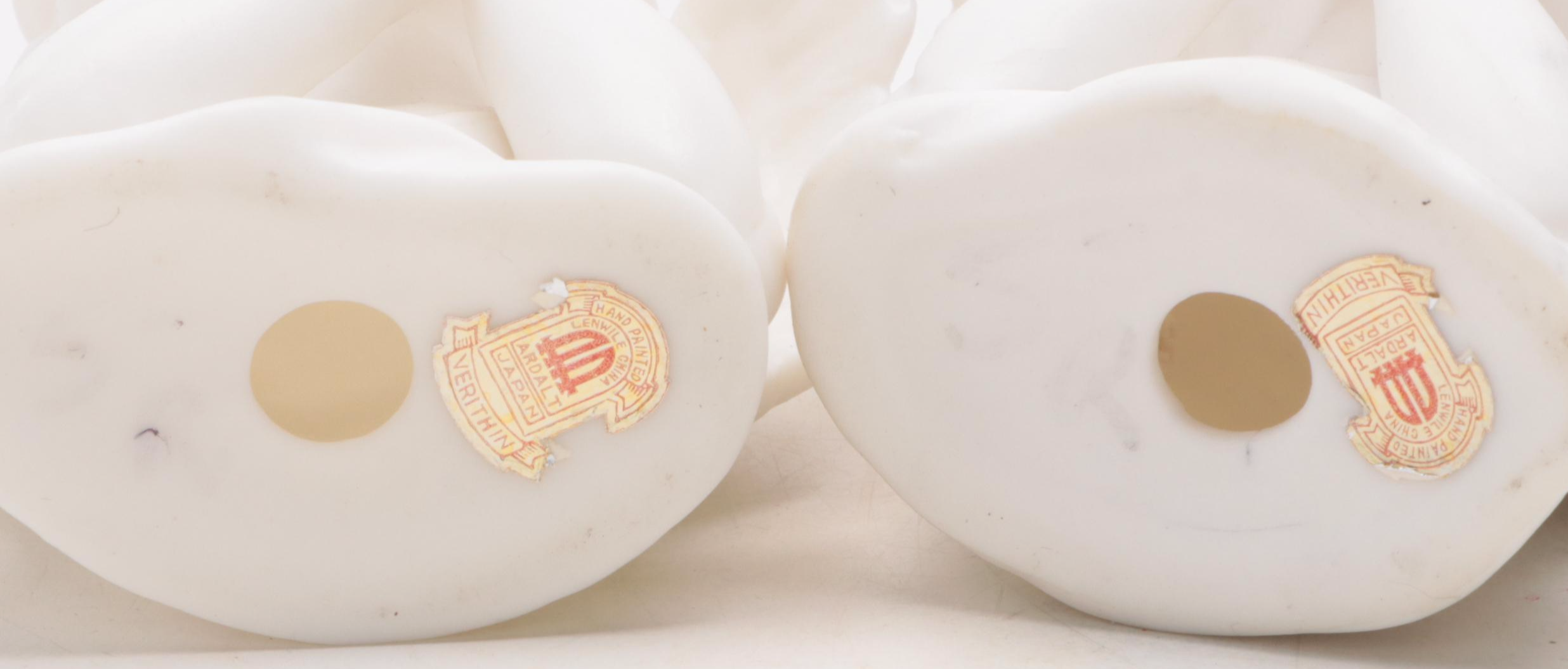 Ardalt Ceramic Angel Figurines with "The Last Supper" Resin Wall Hanging