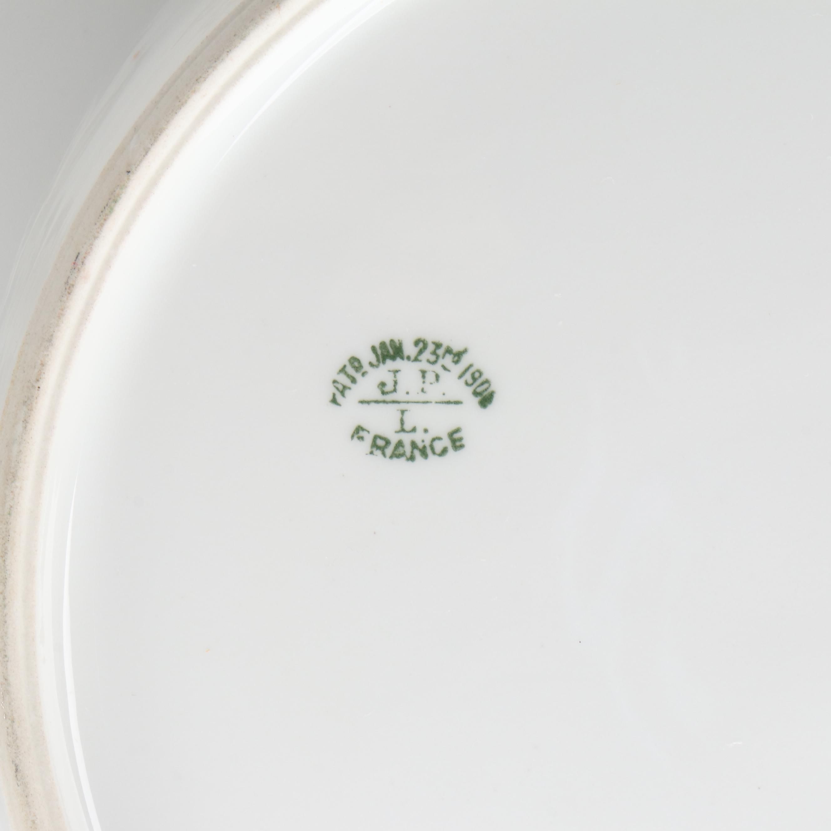 Jean Pouyat Limoges, Paul Muller for St. Walburg Academy Porcelain Tableware
