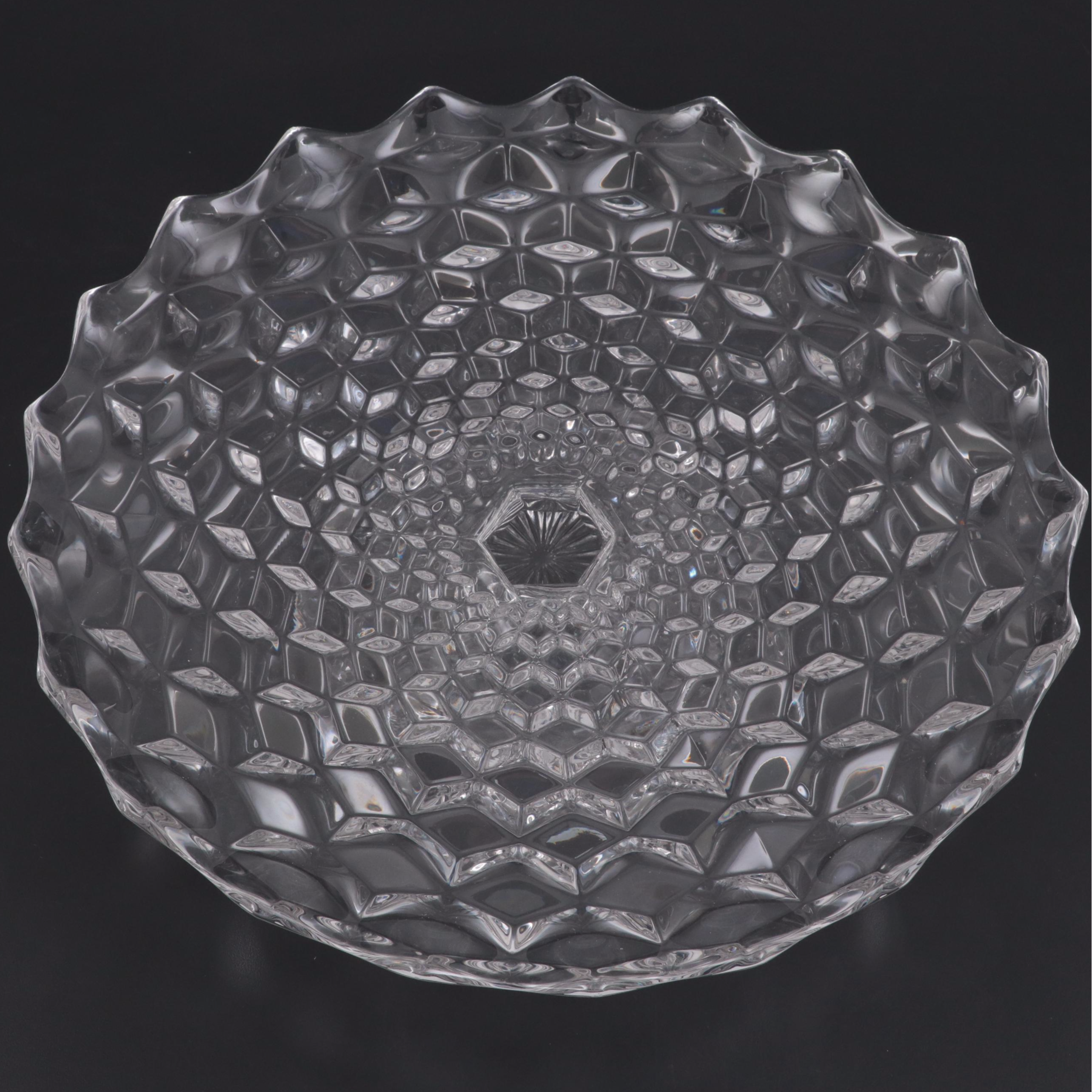 Fostoria "American Clear" Glass Cake Stand