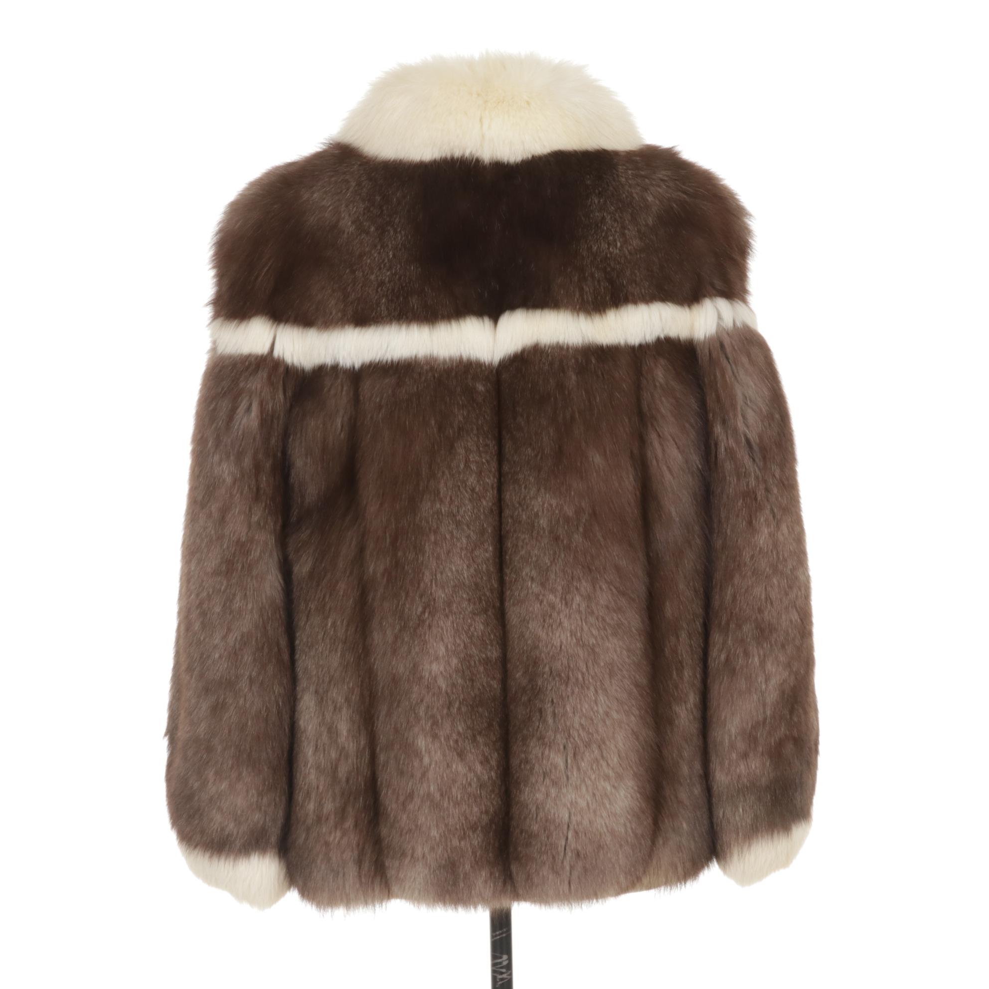 Mixed Fox Fur Jacket by Enman's Furriers of Asheville