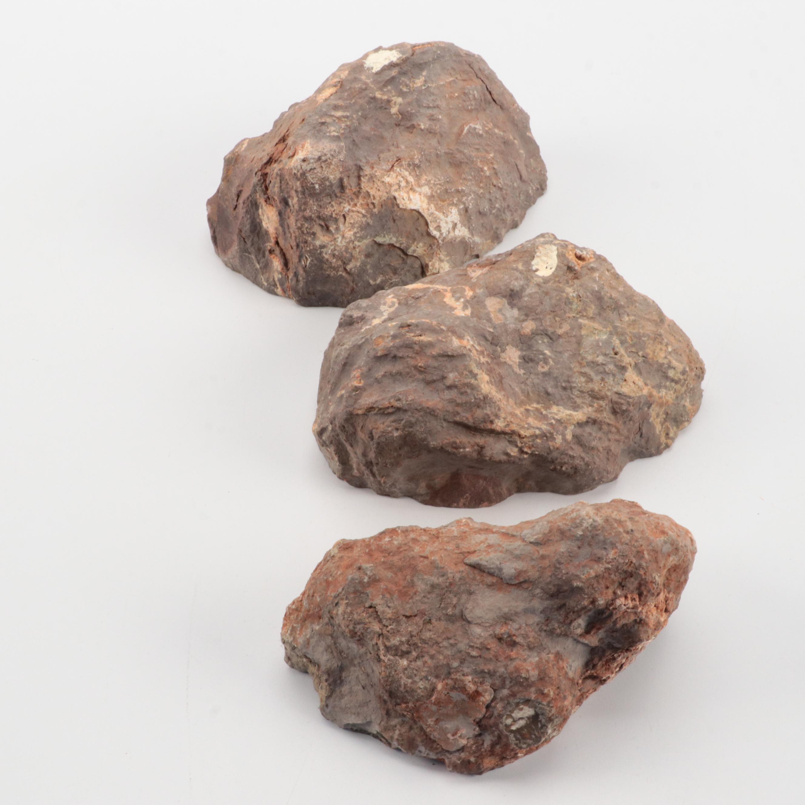 Sard and Banded Agate Geode Slabs