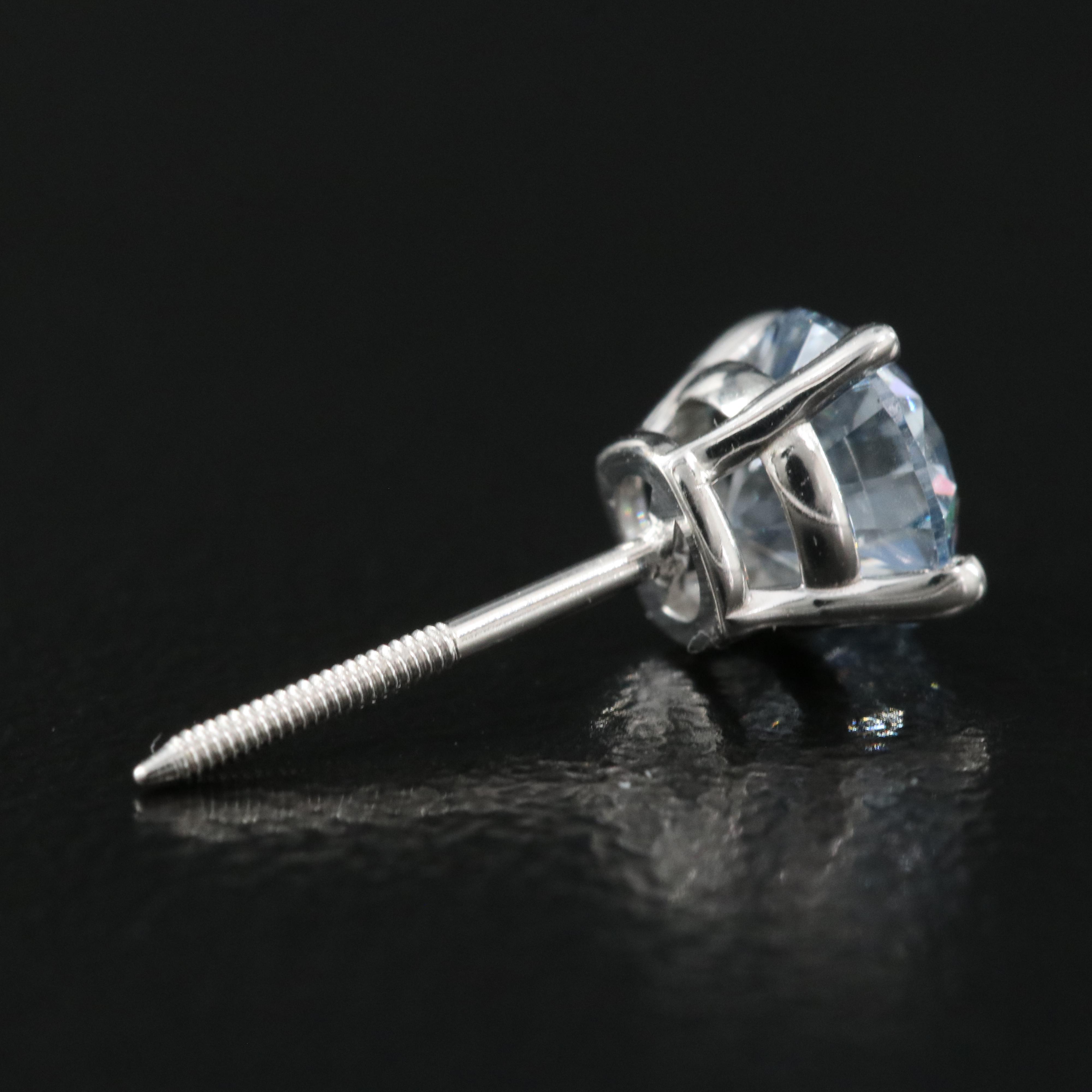 14K 1.09 CTW Lab Grown Diamond Stud Earrings