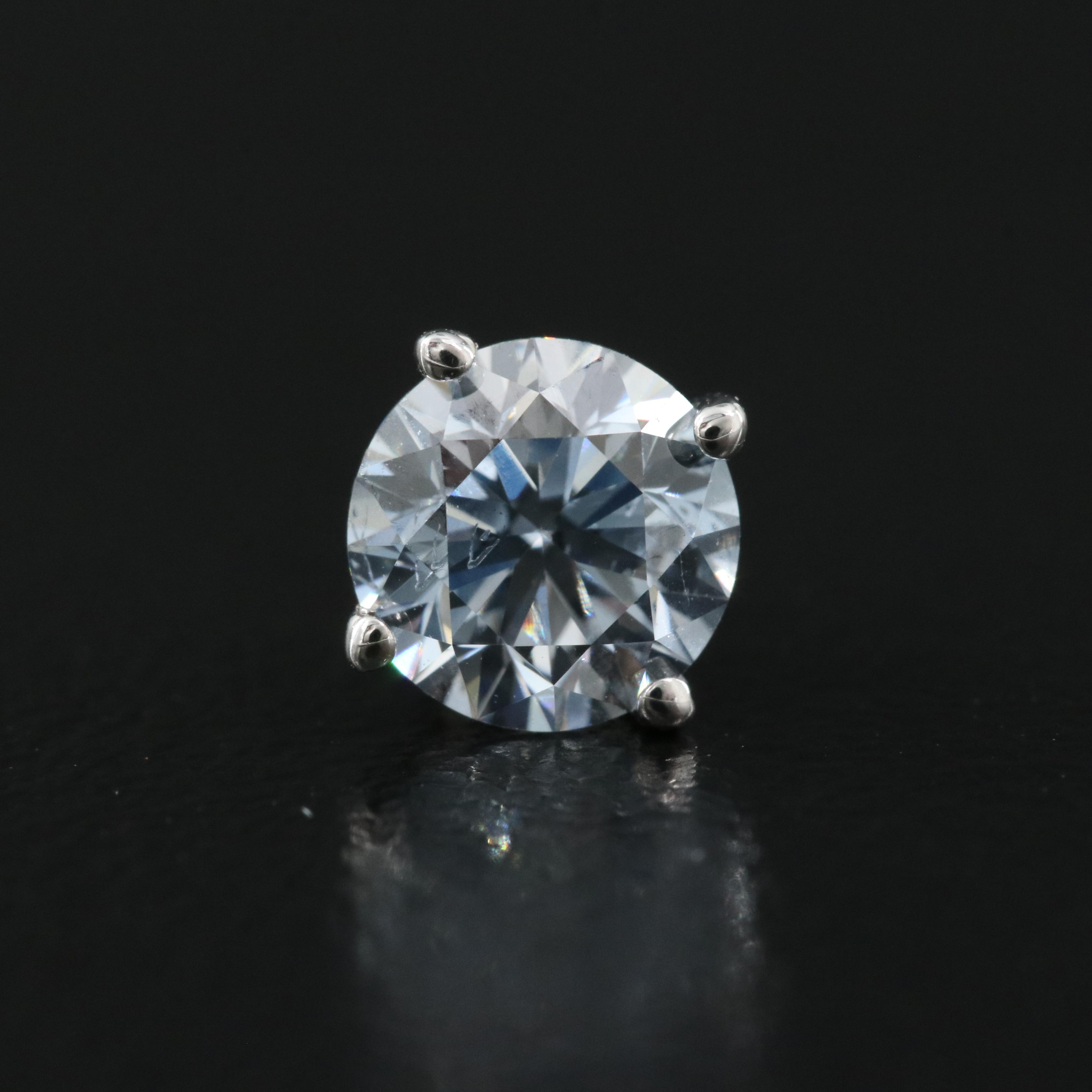 14K 1.09 CTW Lab Grown Diamond Stud Earrings