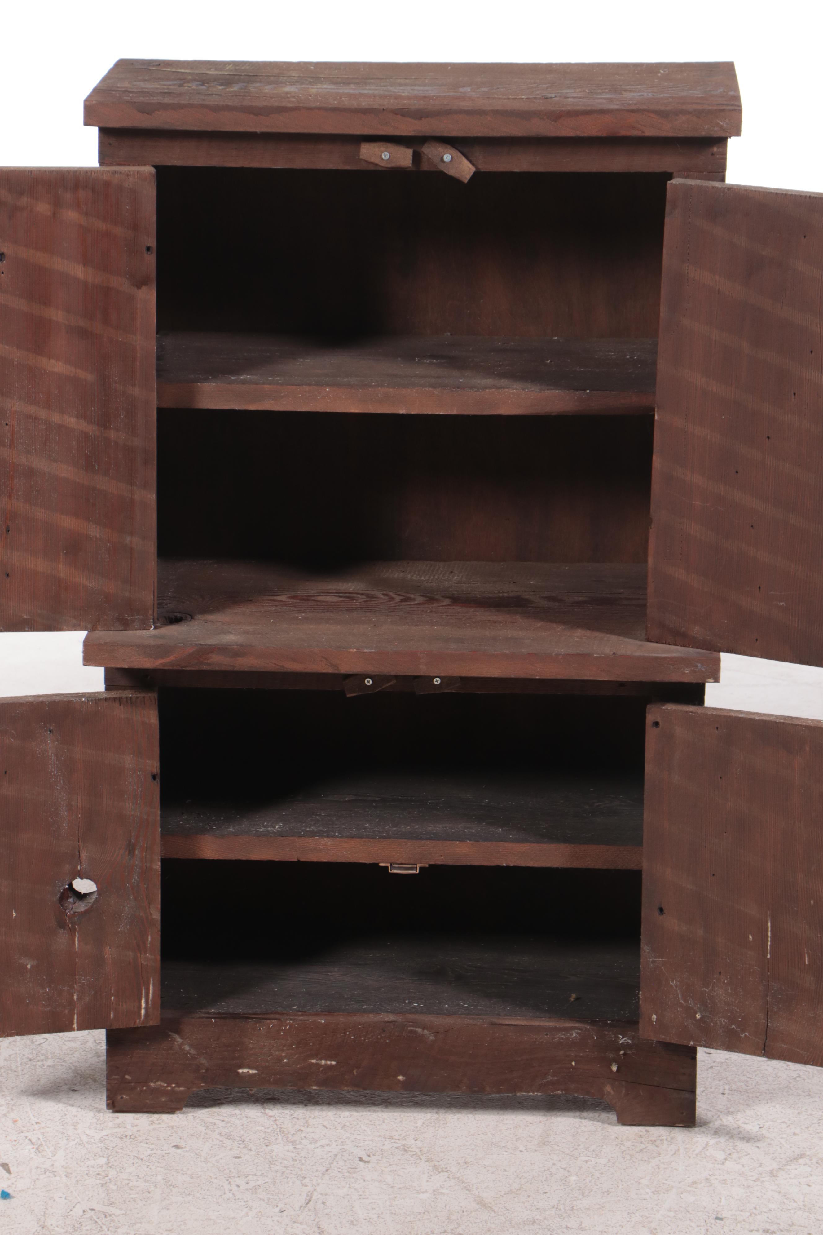 American Primitive Hardwood Cabinet