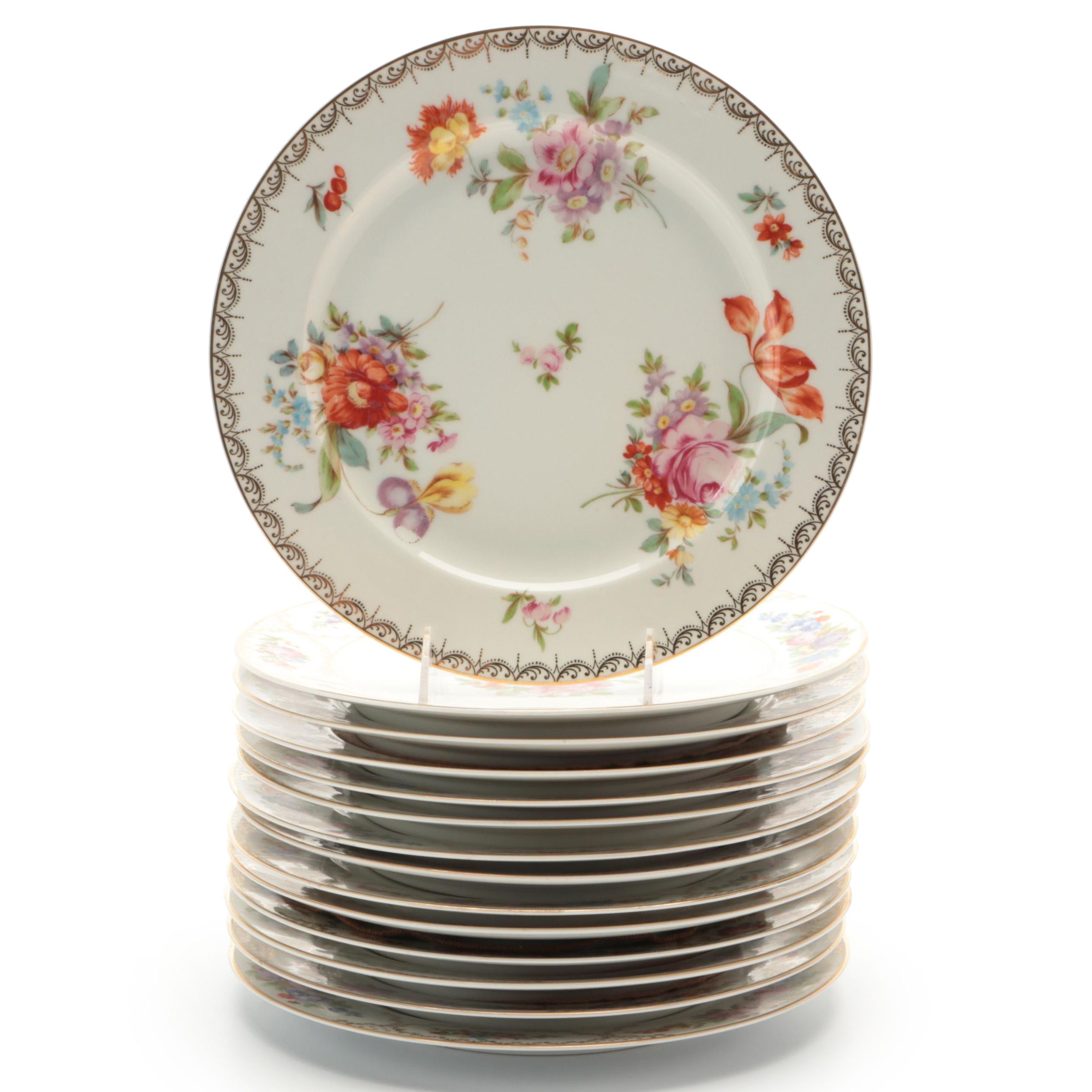 Rosenthal "The Dresden" and Tirschenreuth "Old Meissen" Plates