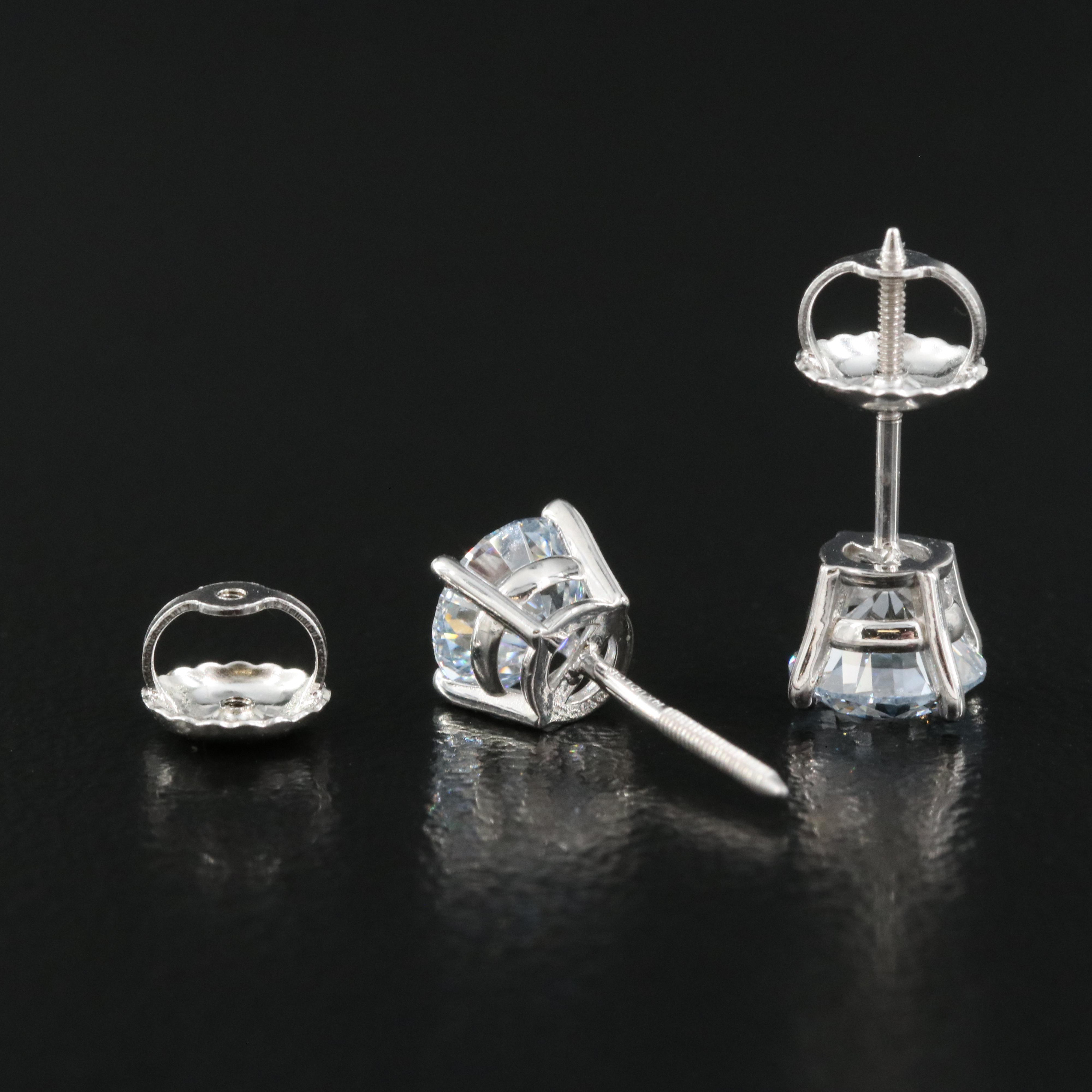 14K 1.20 CTW Lab Grown Diamond Stud Earrings