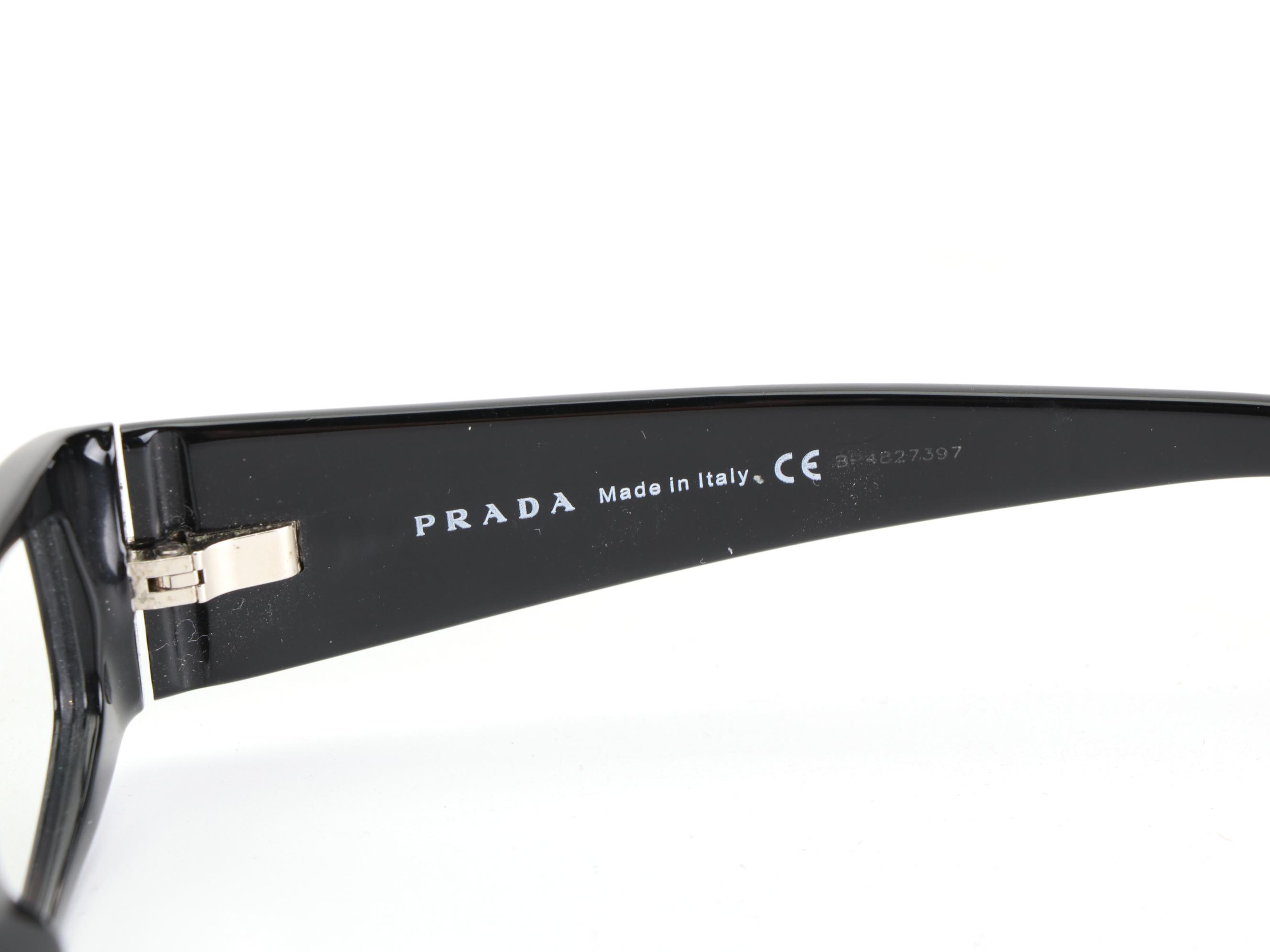 Prada VPR11H Embellished Eyeglass Frames