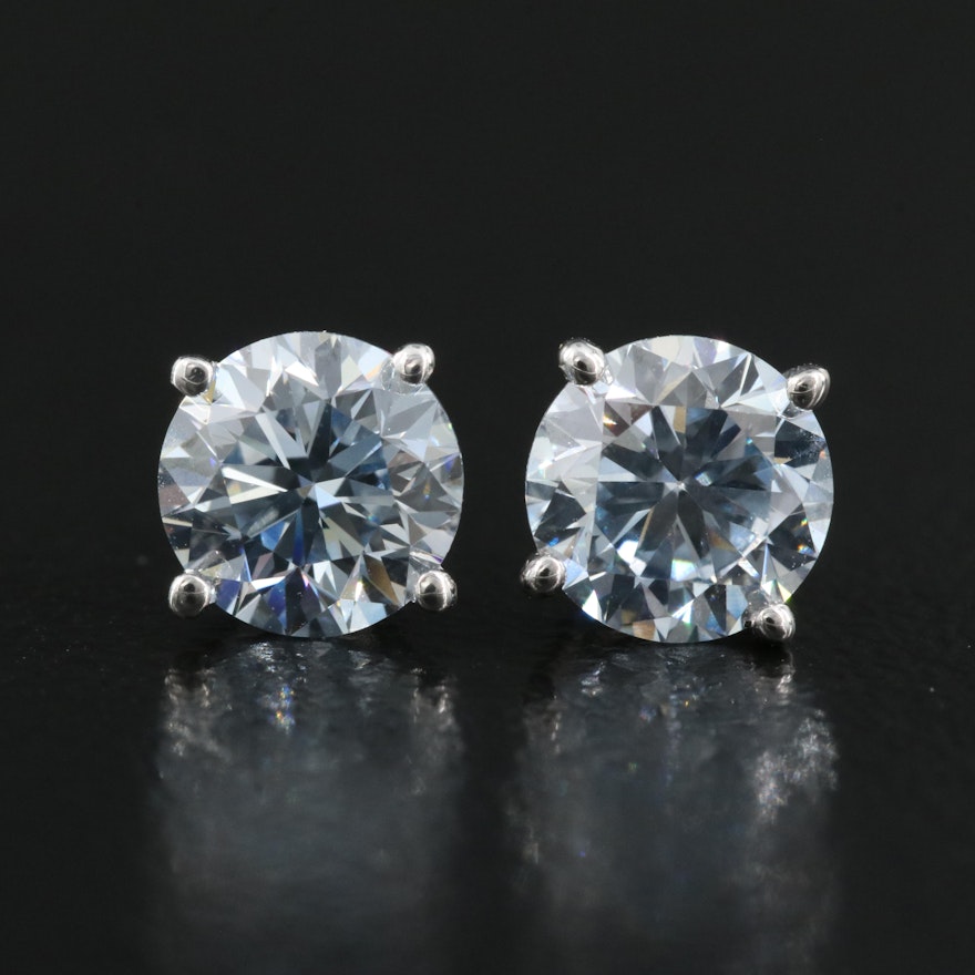 14K 1.26 CTW Lab Grown Diamond Stud Earrings