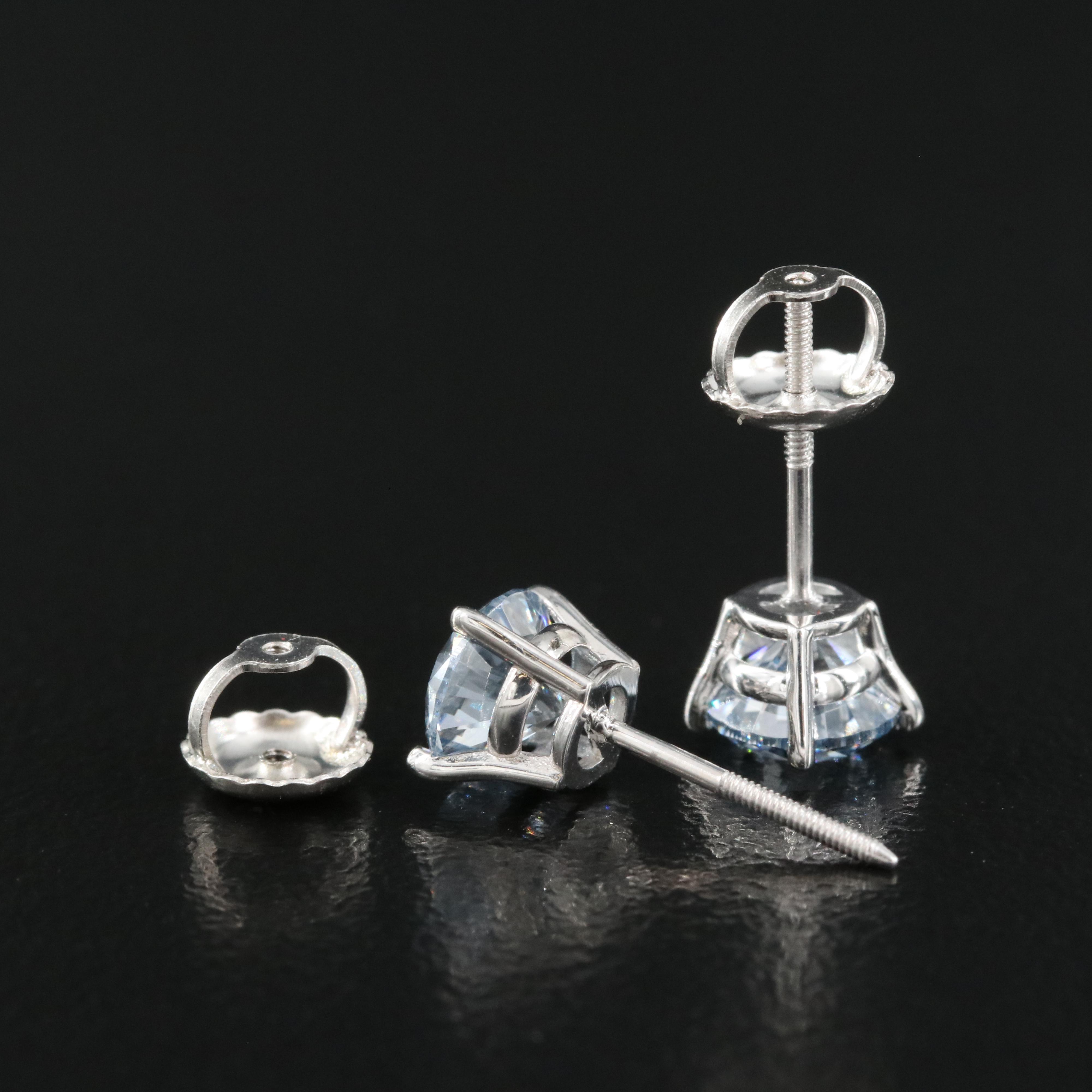 14K 1.26 CTW Lab Grown Diamond Stud Earrings
