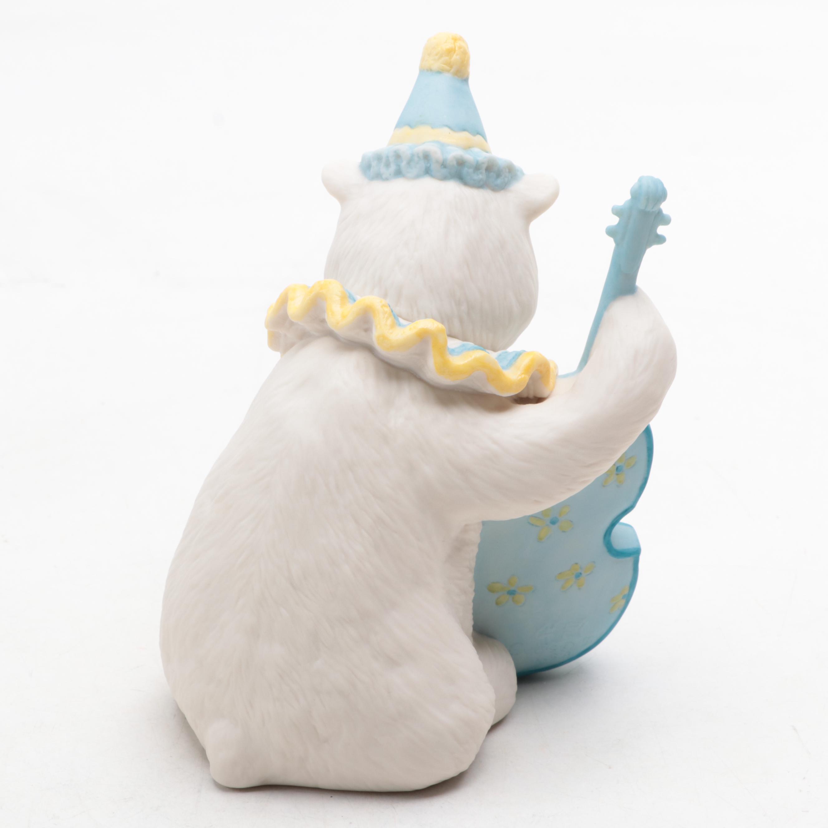 Boehm "Panda Resting" with Cybis and Other Bear Figurines and Décor