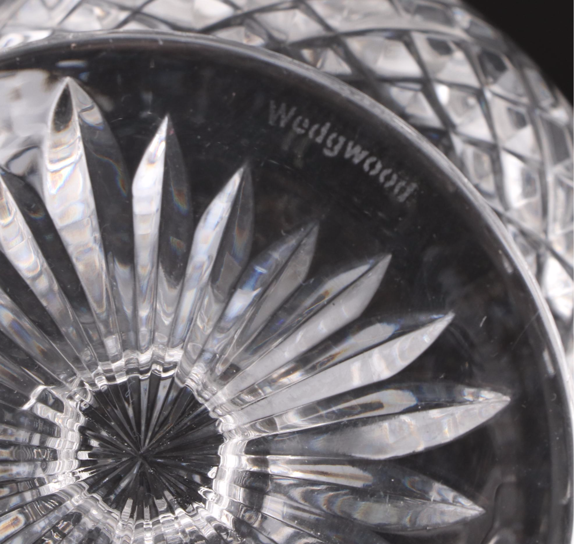 Wedgwood "Majesty" Crystal Brandy Snifters With Waterford, Brilliant Cut Glasses