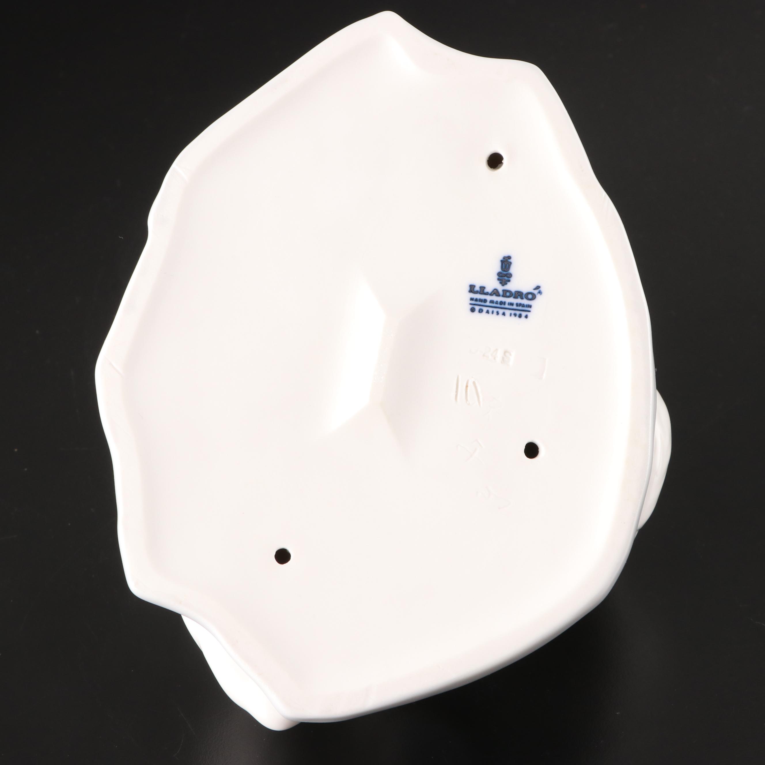 Lladró "Bearly Love" and "Seated Polar Bear" Porcelain Figurines