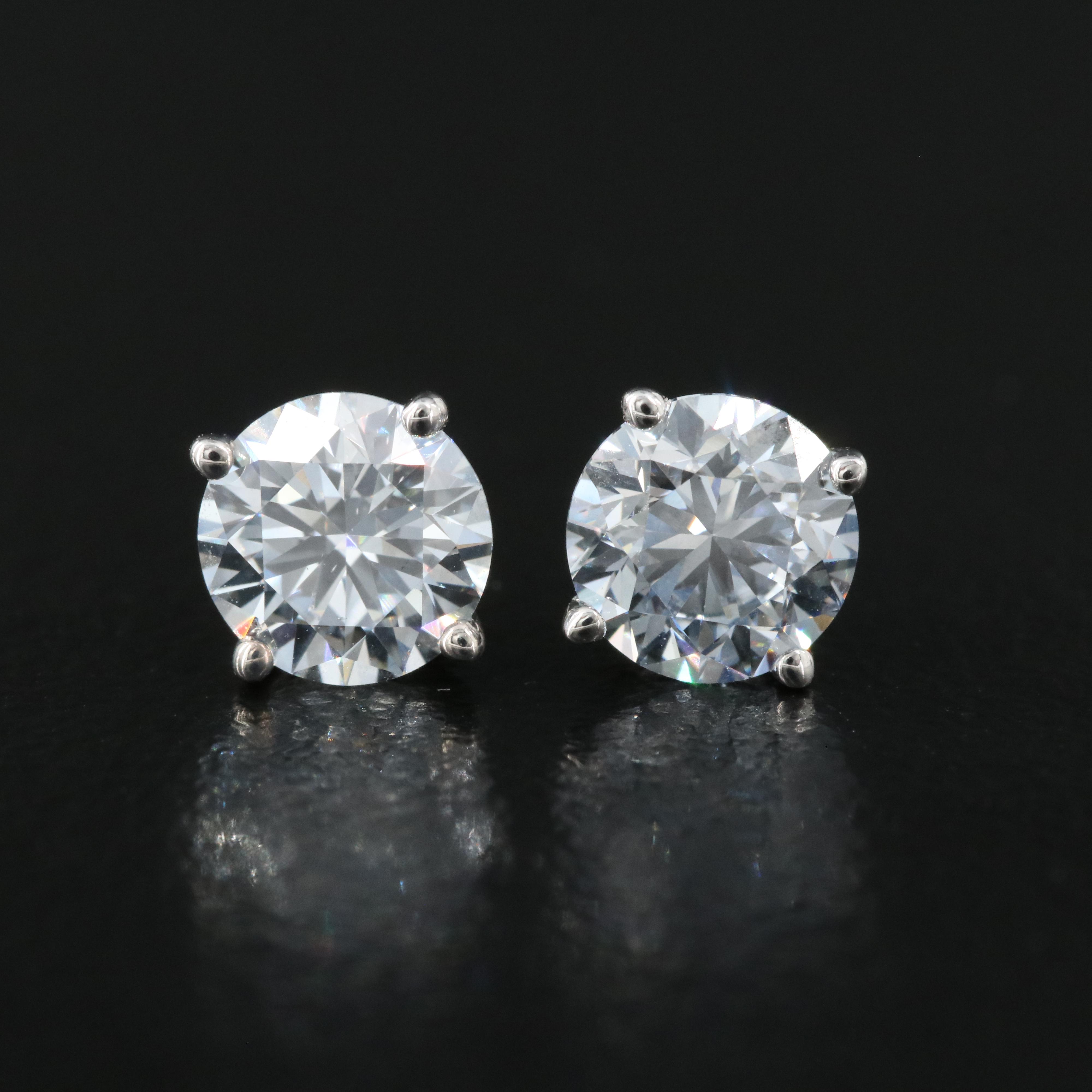 14K 1.20 CTW Lab Grown Diamond Stud Earrings