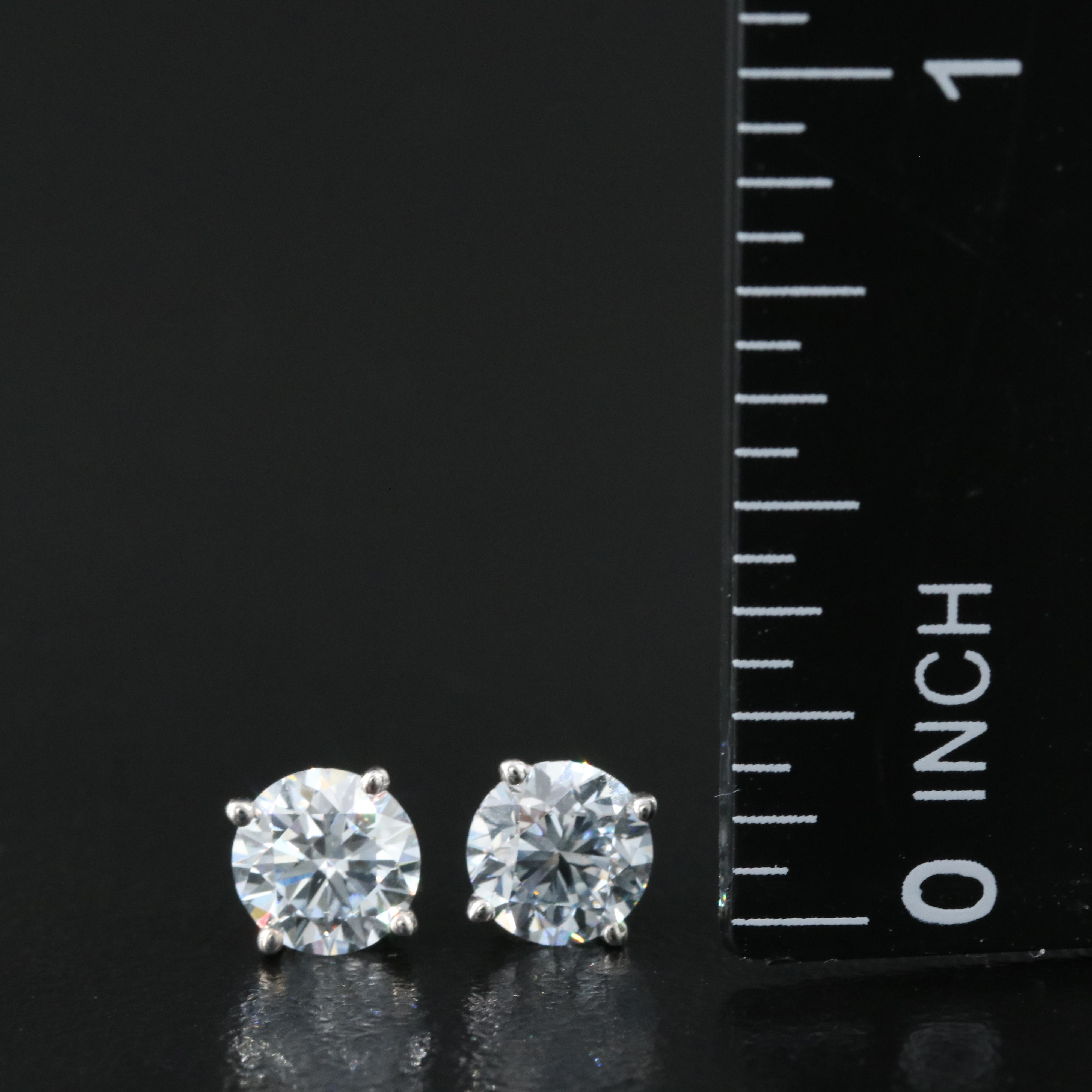 14K 1.20 CTW Lab Grown Diamond Stud Earrings
