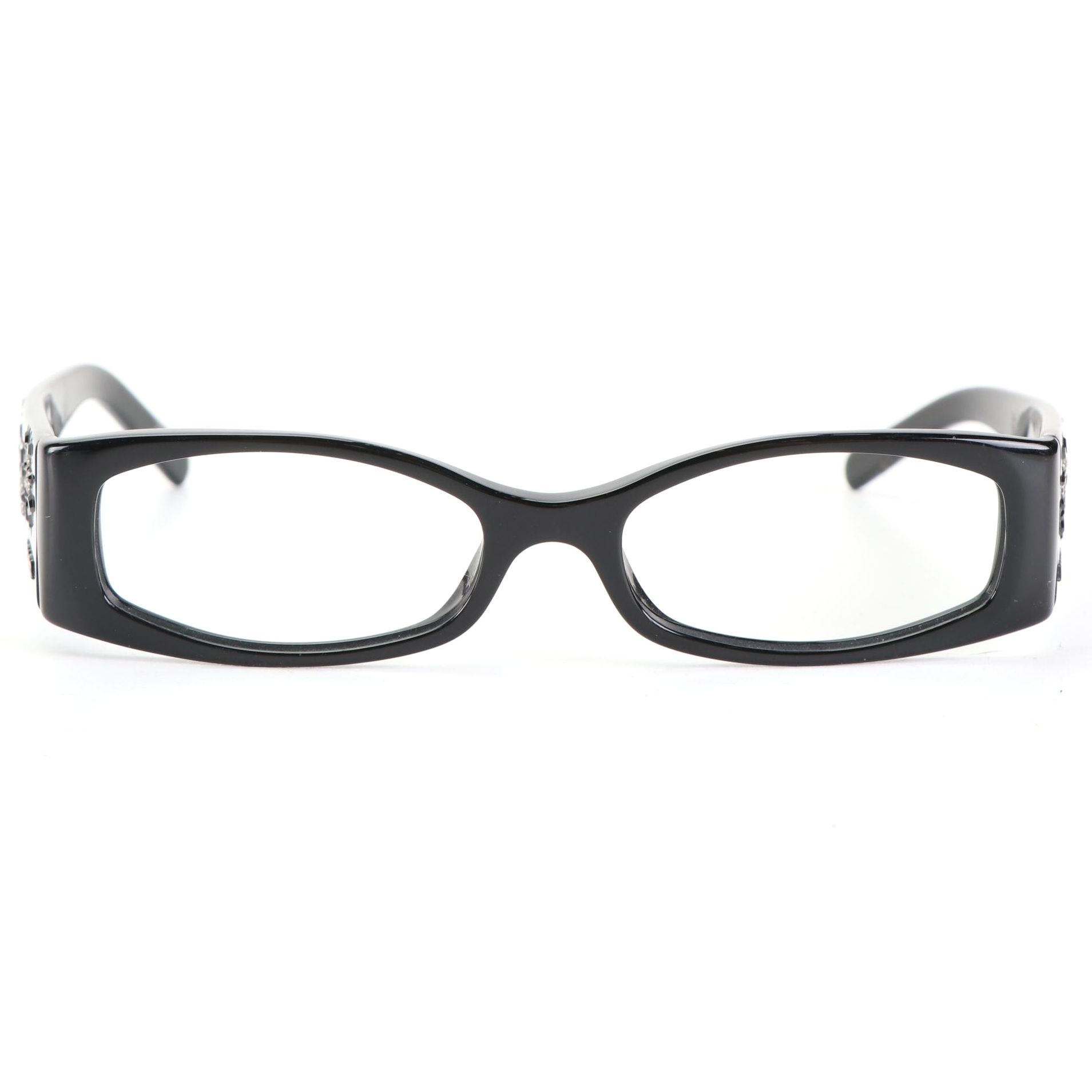 Prada VPR11H Embellished Eyeglass Frames