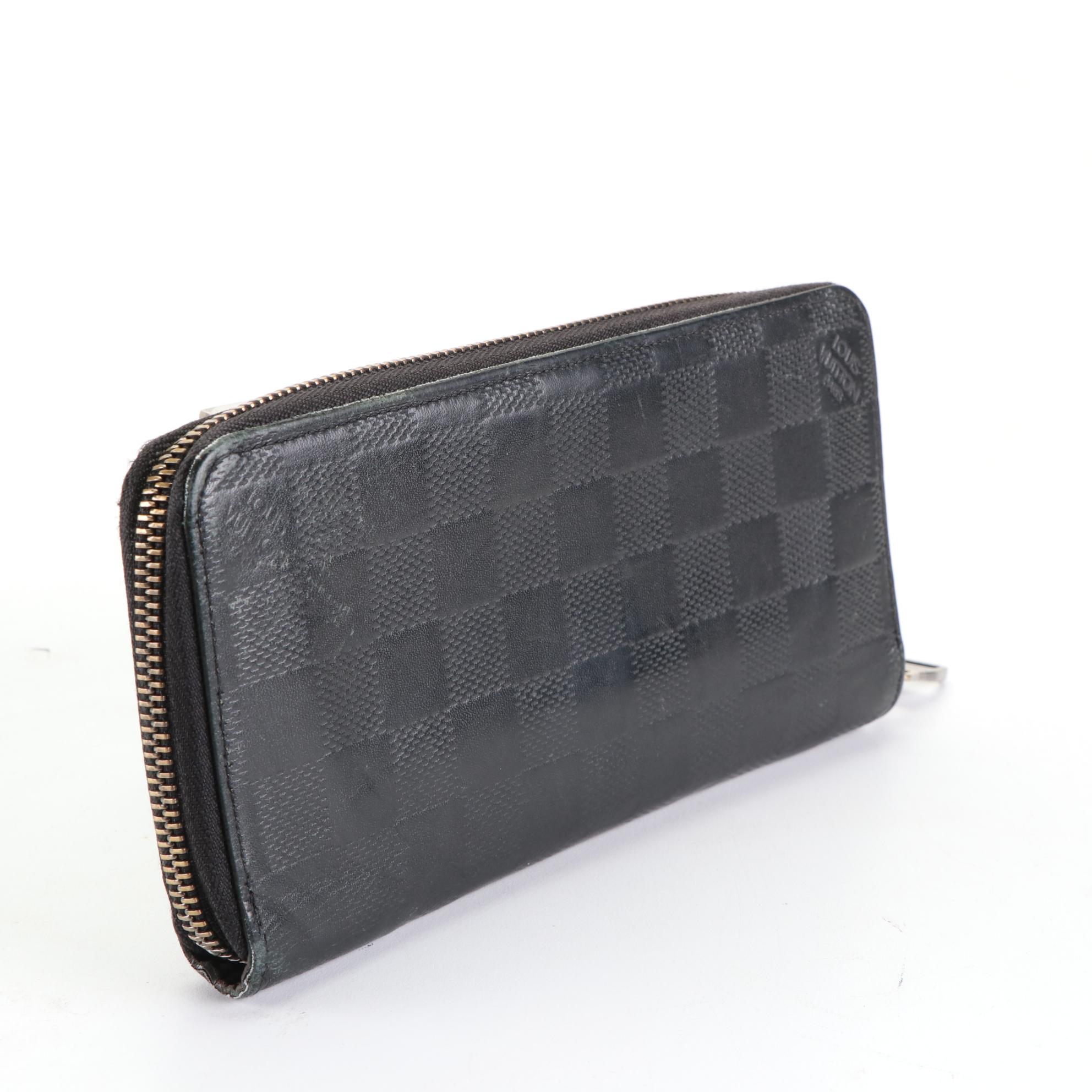 Louis Vuitton Zippy Vertical Wallet in Damier Infini Leather