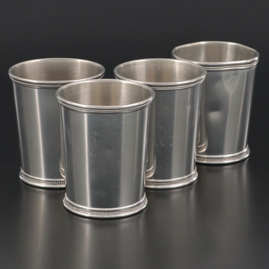 Mark J. Scearce Gubernatorial Pewter Julep Cups, 1980s