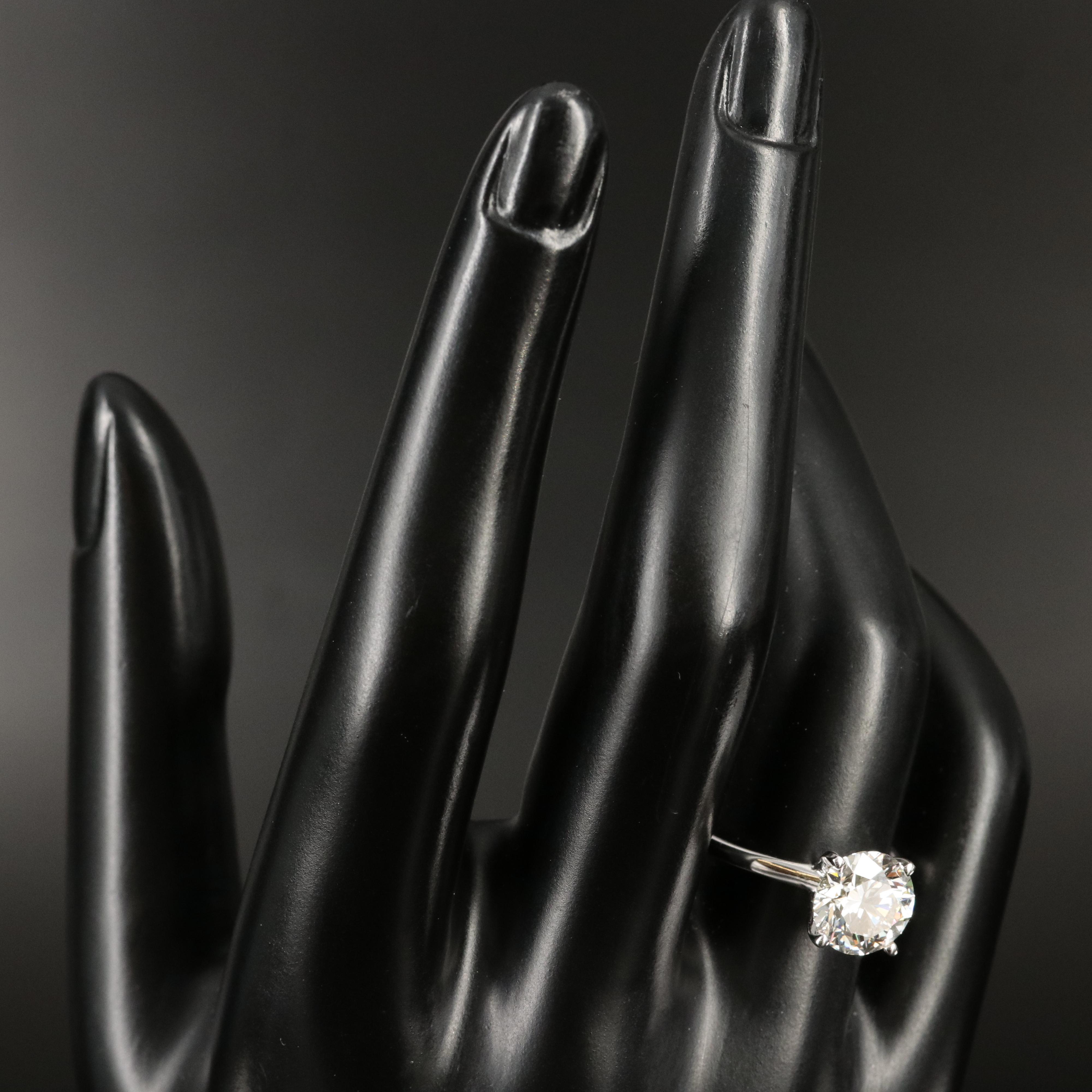 14K 3.10 CT Lab Grown Diamond Solitaire Ring