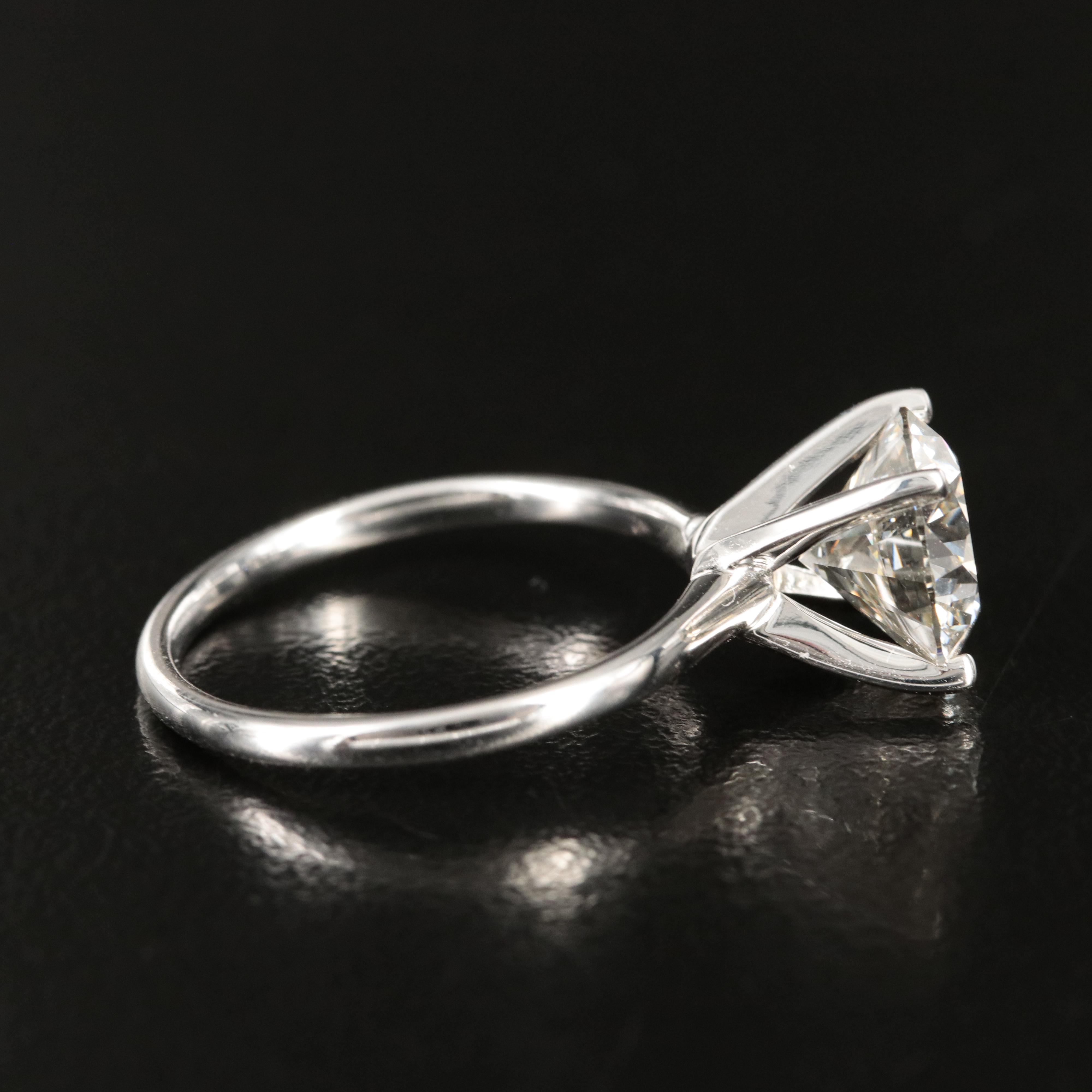 14K 3.10 CT Lab Grown Diamond Solitaire Ring