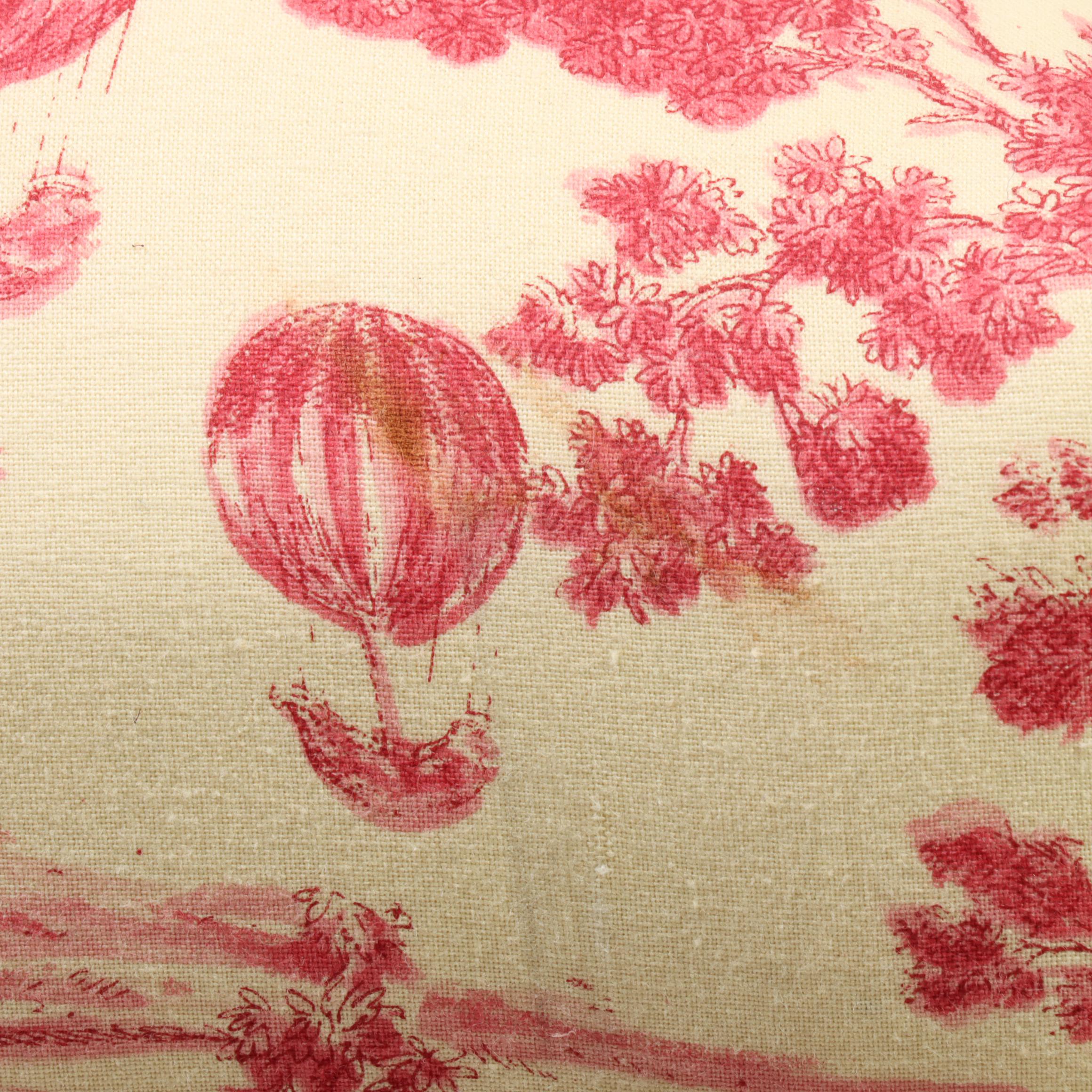 Pair of Style Upholstering Inc. Toile Side Chairs