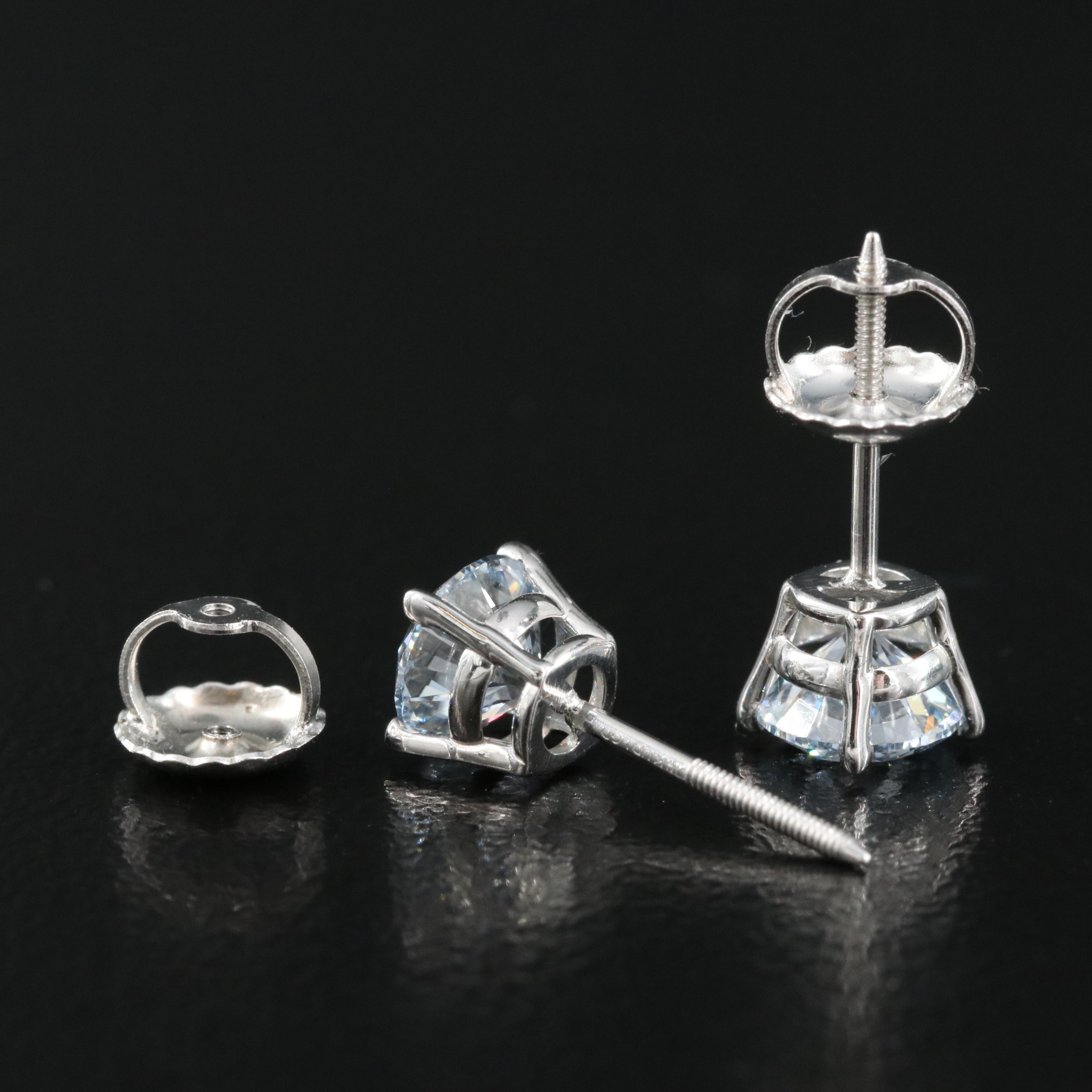 14K 1.11 CTW Lab Grown Diamond Stud Earrings
