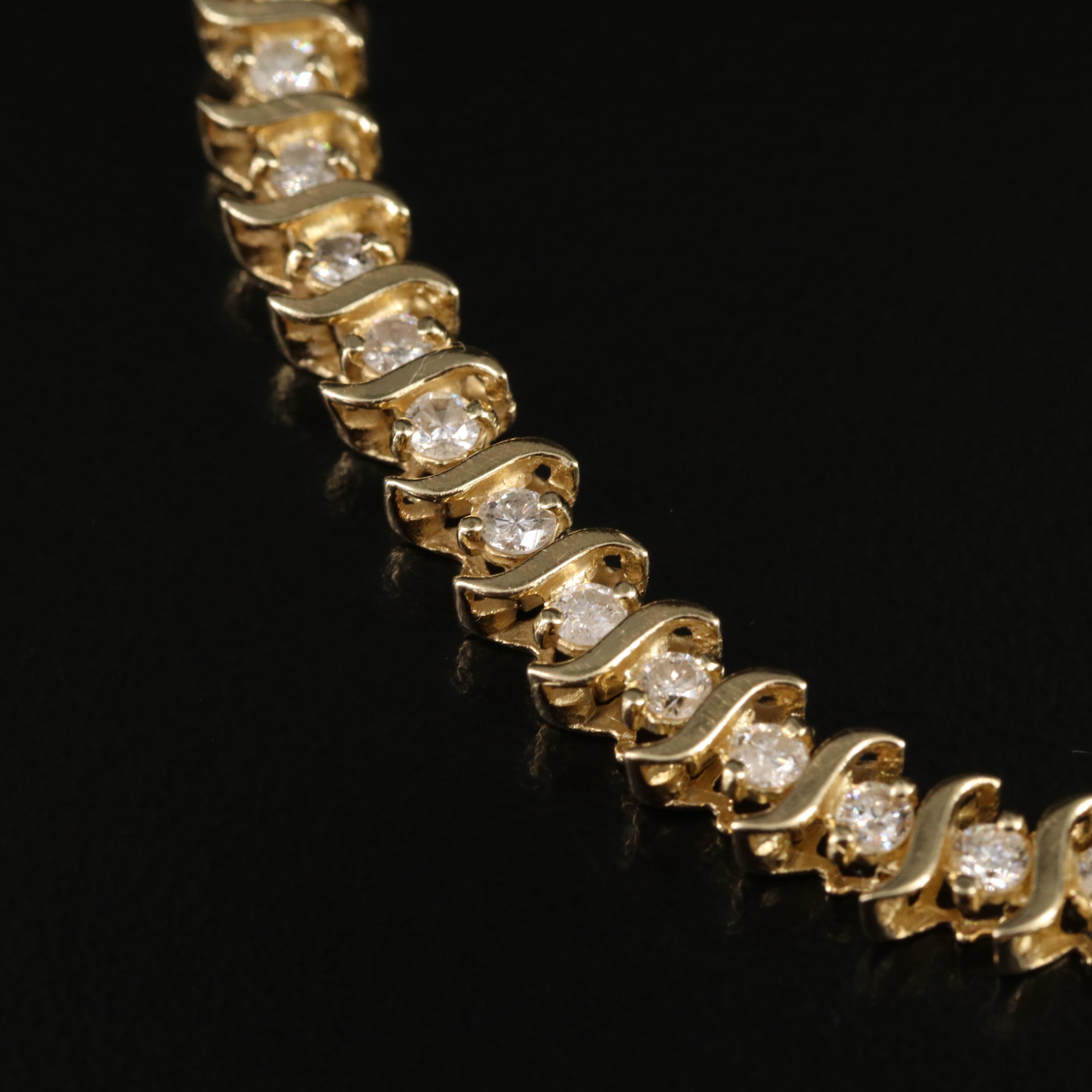 14K 1.96 CTW Diamond Bracelet