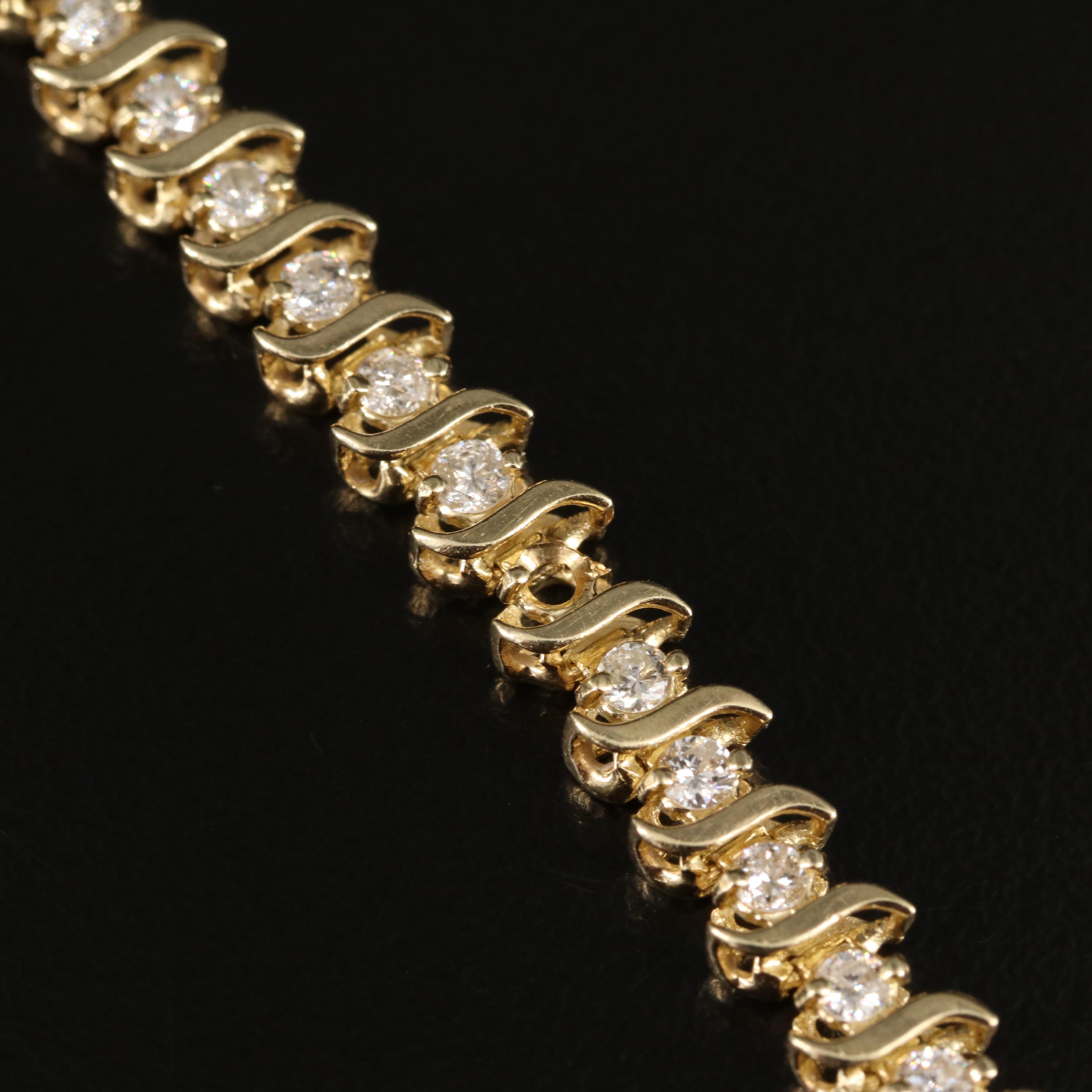 14K 1.96 CTW Diamond Bracelet
