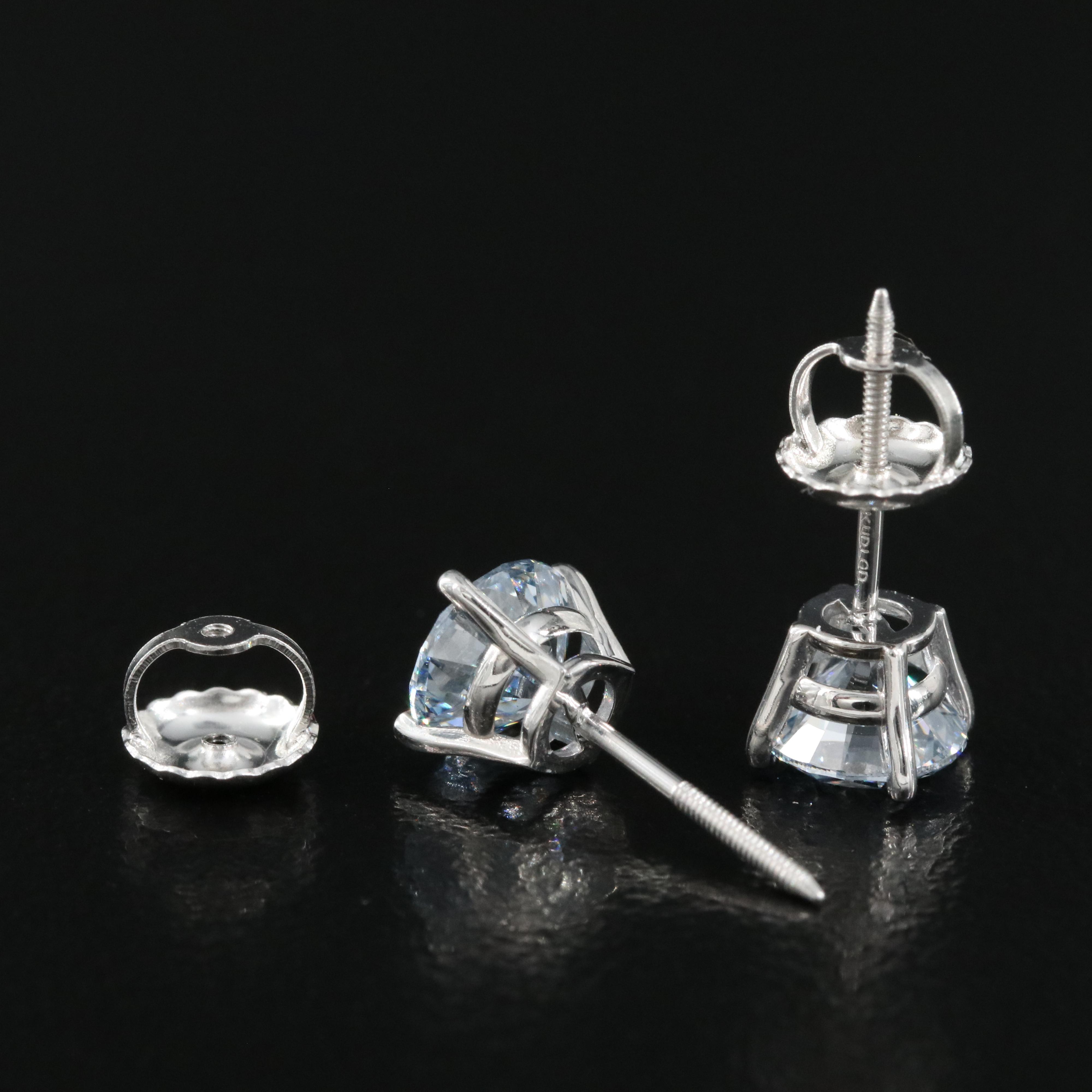 14K 1.36 CTW Lab Grown Diamond Stud Earrings