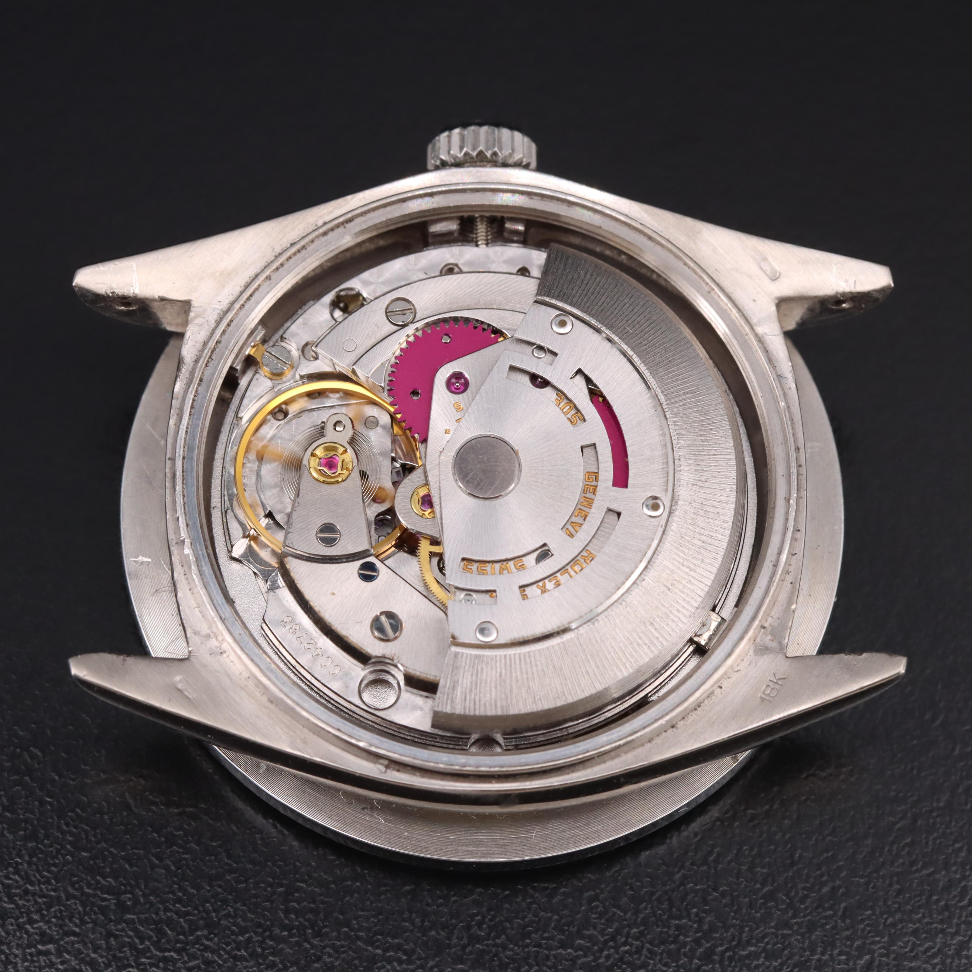 Rolex Day-Date 18K 12.50 CTW Diamond Watch