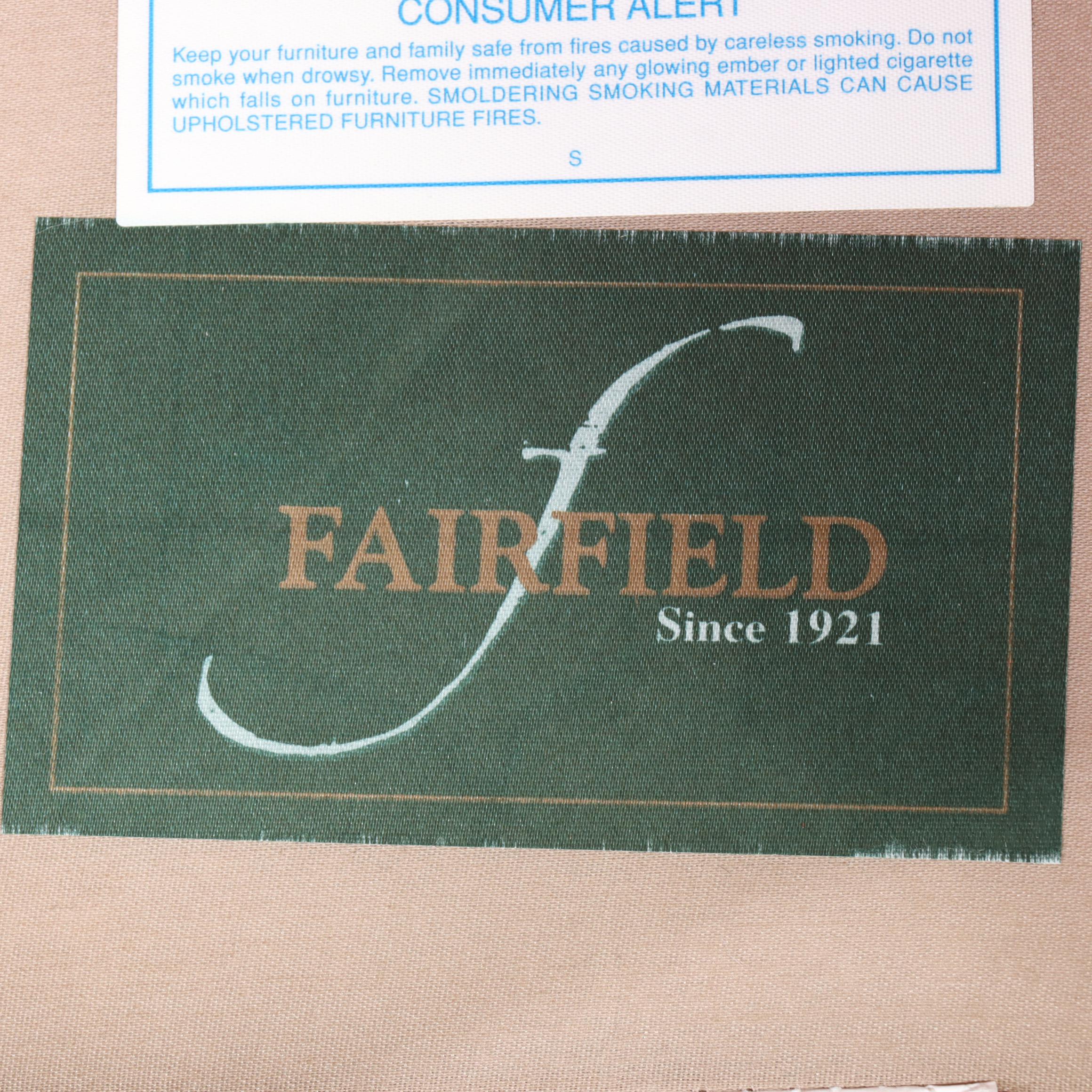 Fairfield Chair Company Custom-Upholstered Swivel-Gliding Armchair