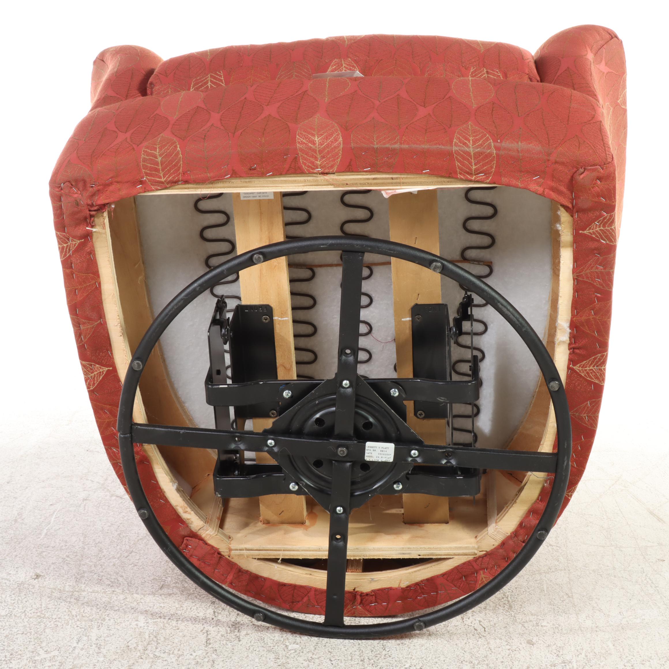 Fairfield Chair Company Custom-Upholstered Swivel-Gliding Armchair