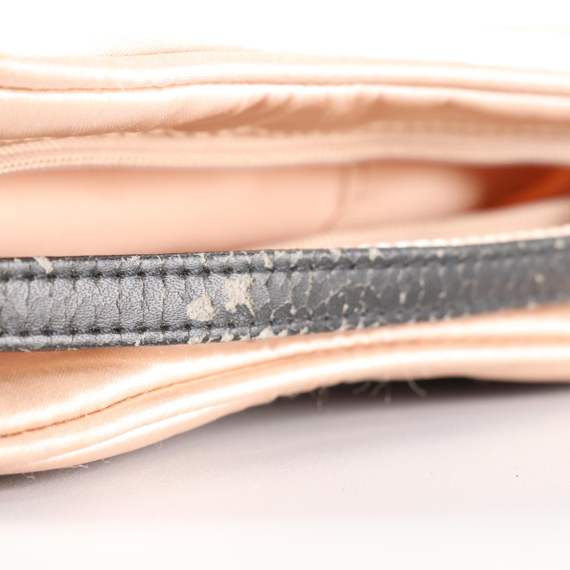 Dior Beauty Makeup Bag with Cosmetic Puffs and Bracelet Accessories