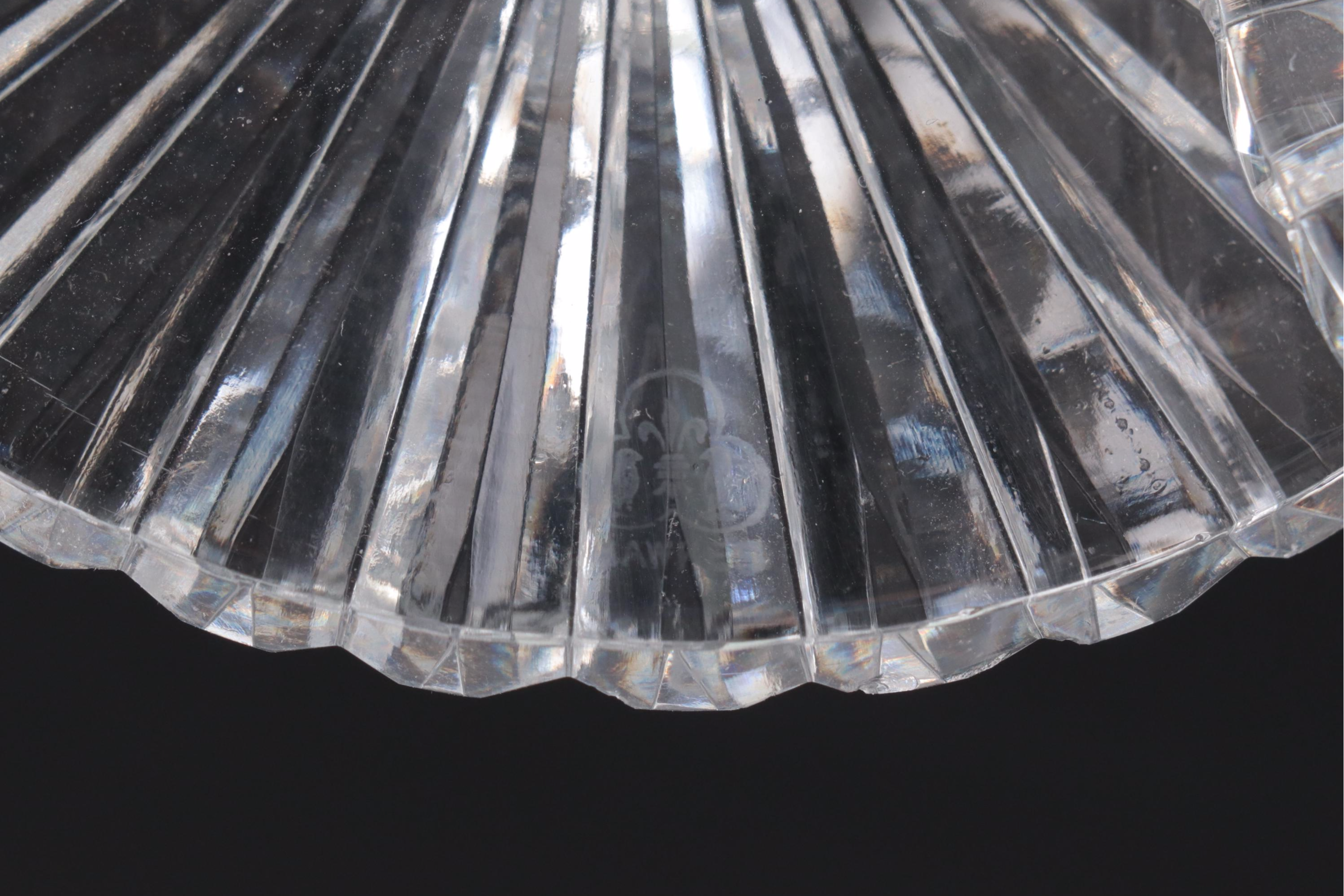 Waterford Crystal Vase, Ashtrays, Hawkes Glass Candlesticks, More Glassware