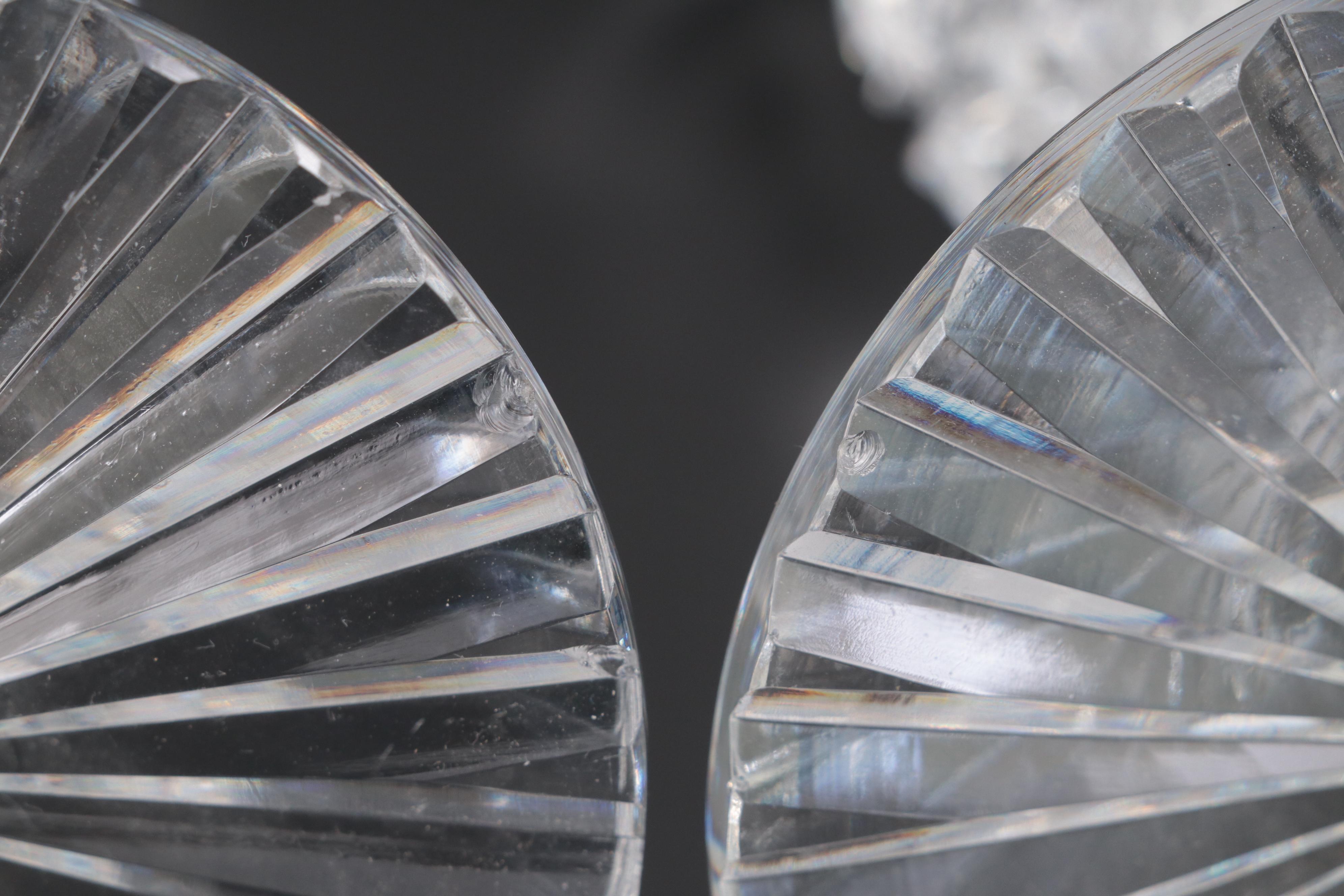 Waterford Crystal Vase, Ashtrays, Hawkes Glass Candlesticks, More Glassware