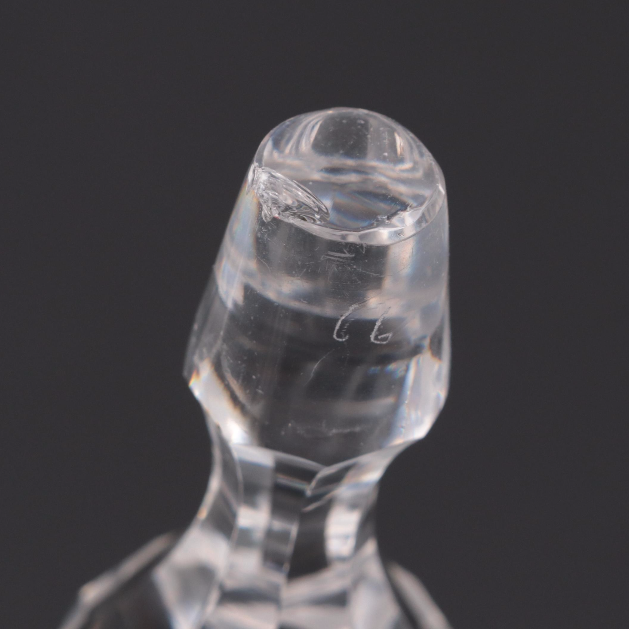 Waterford Crystal Vase, Ashtrays, Hawkes Glass Candlesticks, More Glassware