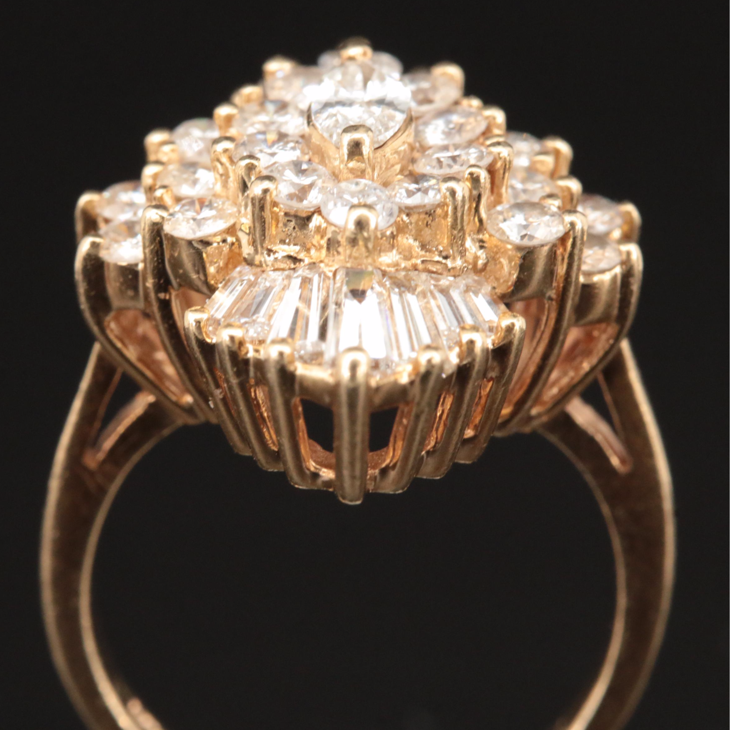 14K 2.30 CTW Diamond Ring