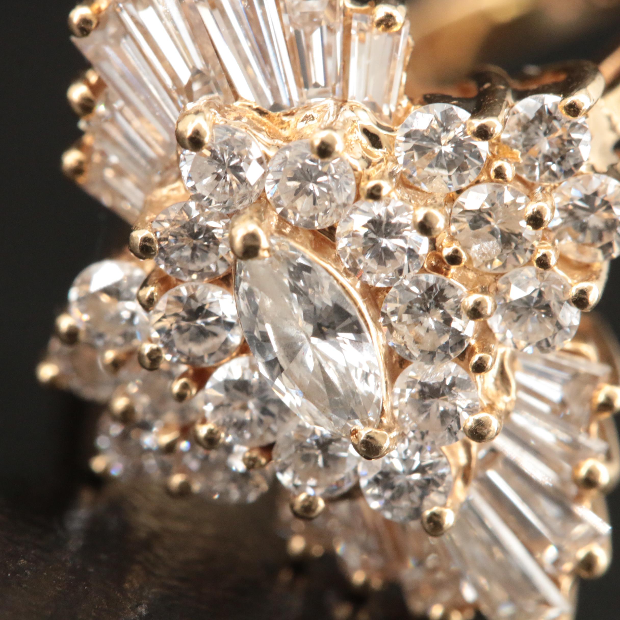 14K 2.30 CTW Diamond Ring