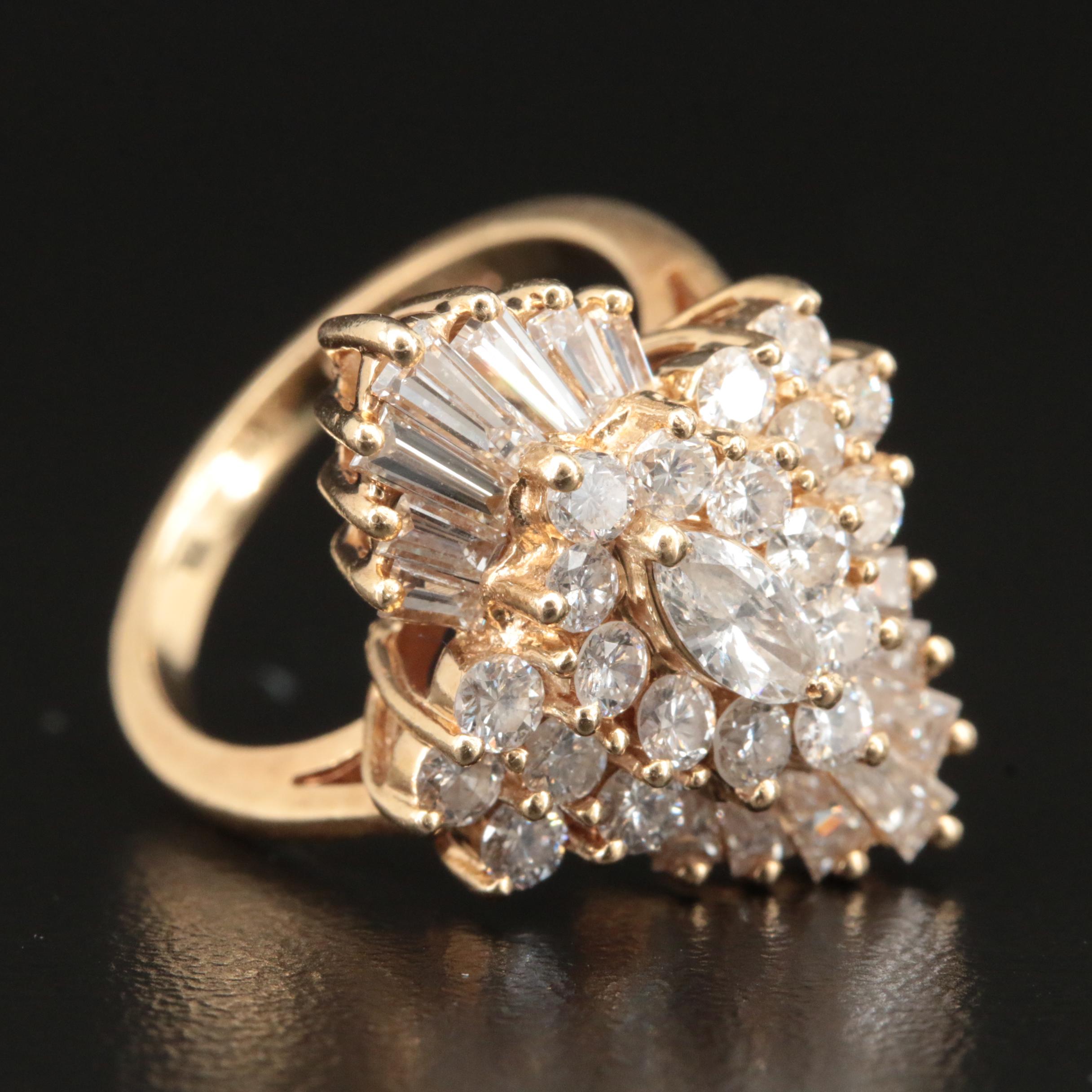 14K 2.30 CTW Diamond Ring