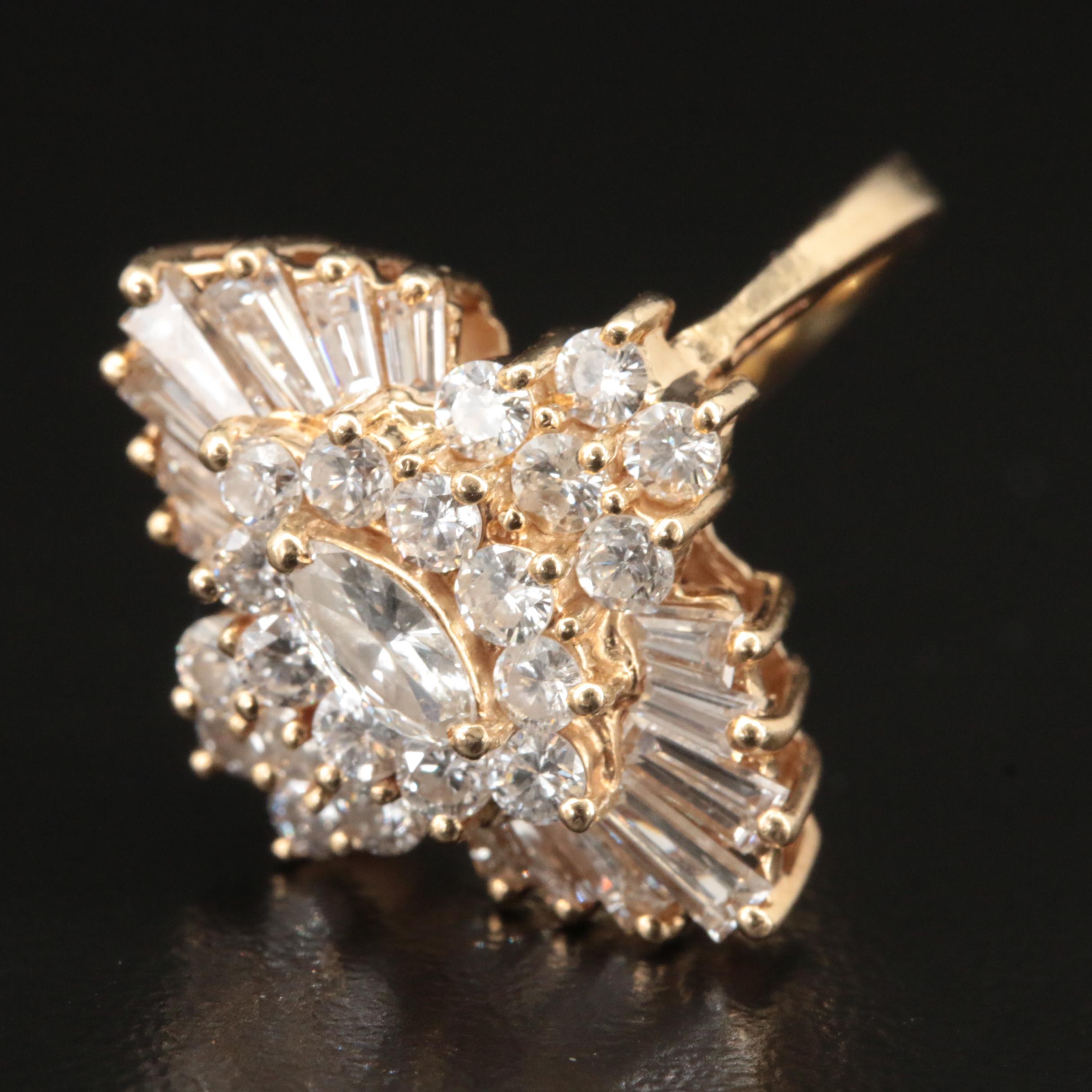 14K 2.30 CTW Diamond Ring