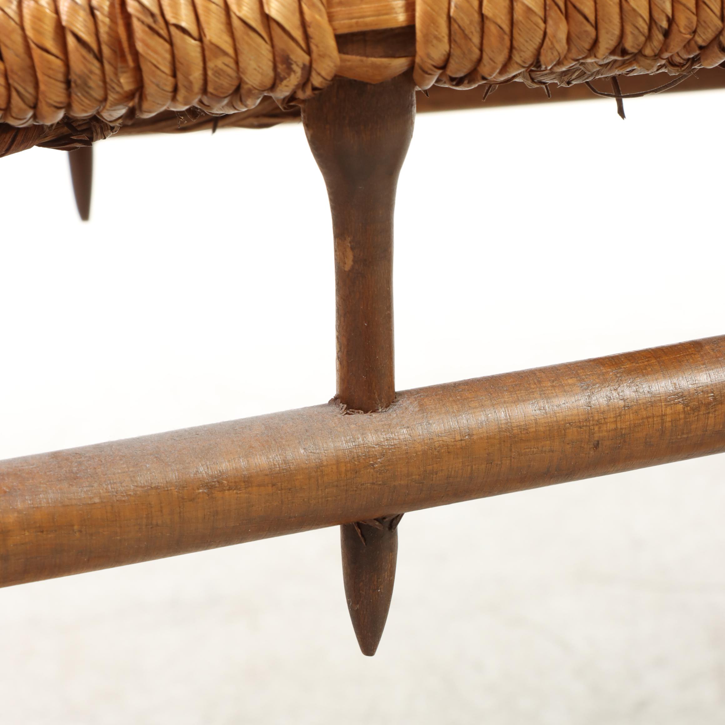 French Provincial Style Beech Armchair