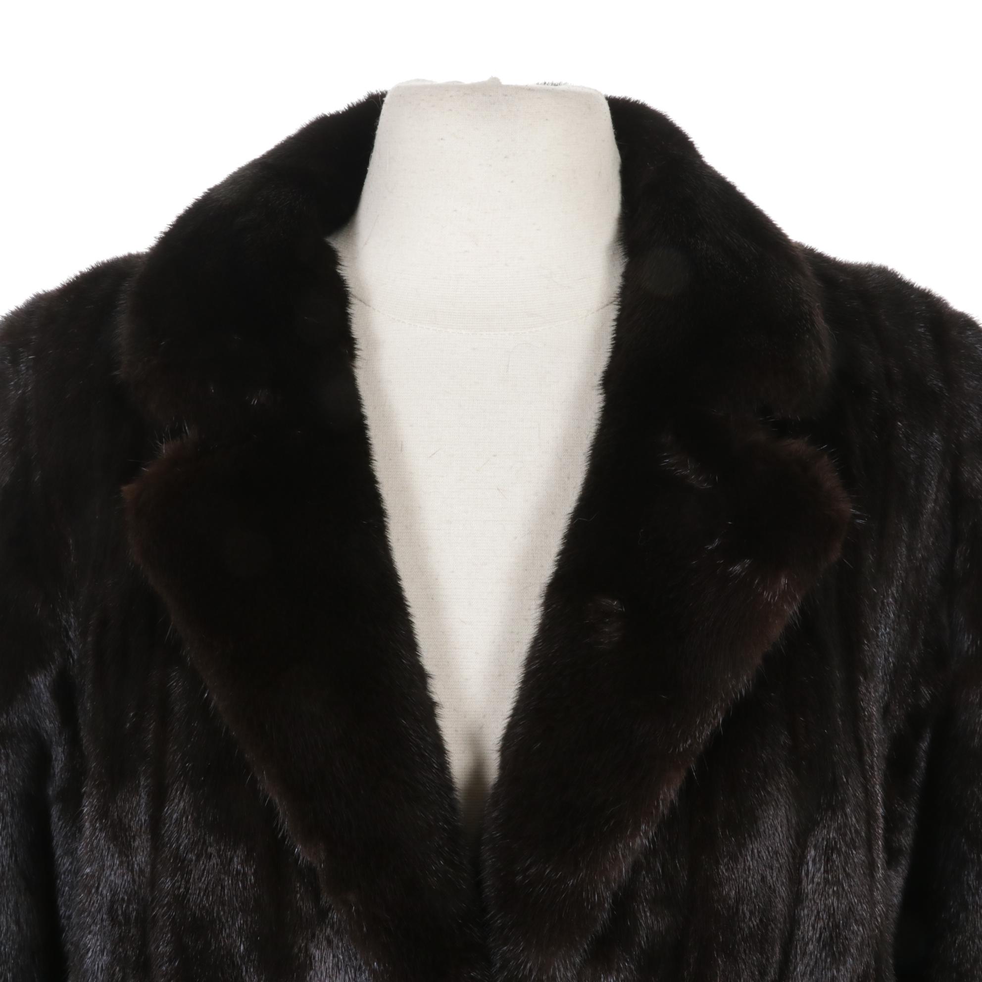 Wrubel and Kozin Full Length Mink Fur Coat
