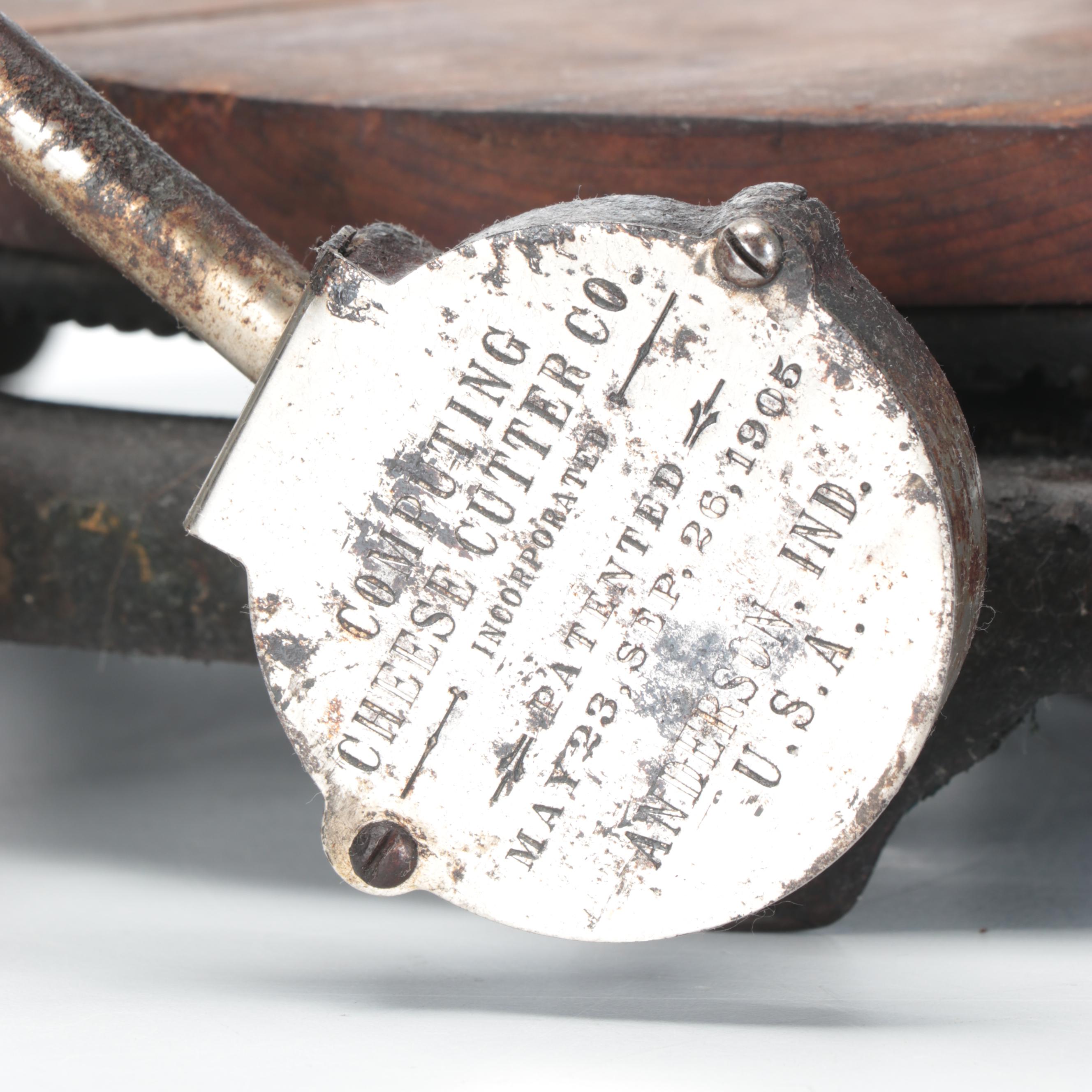 Computing Cheese Cutter Incorporated Cutter,  Mid-20th Century