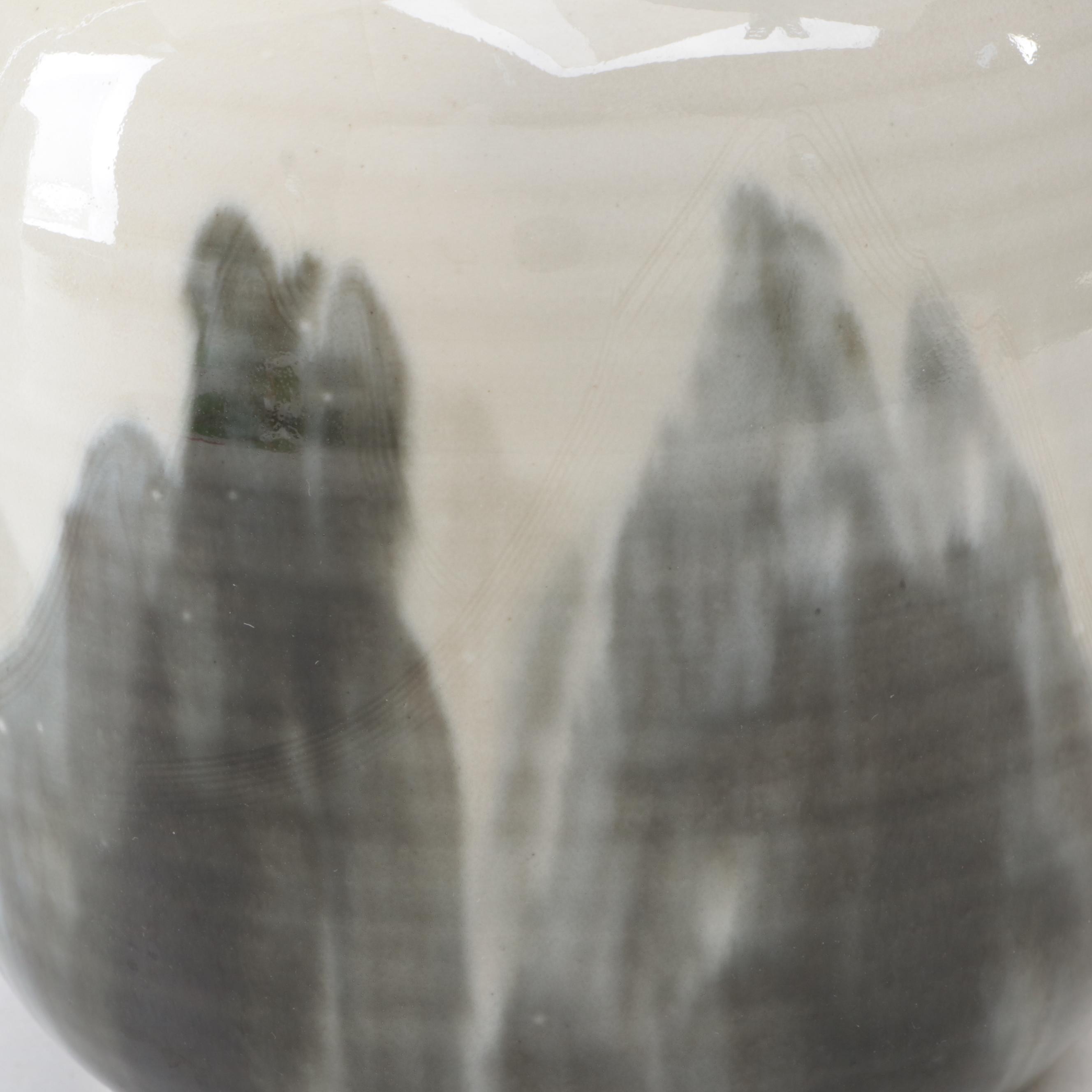 Art Pottery Earthenware Pot with Ceramic Jar